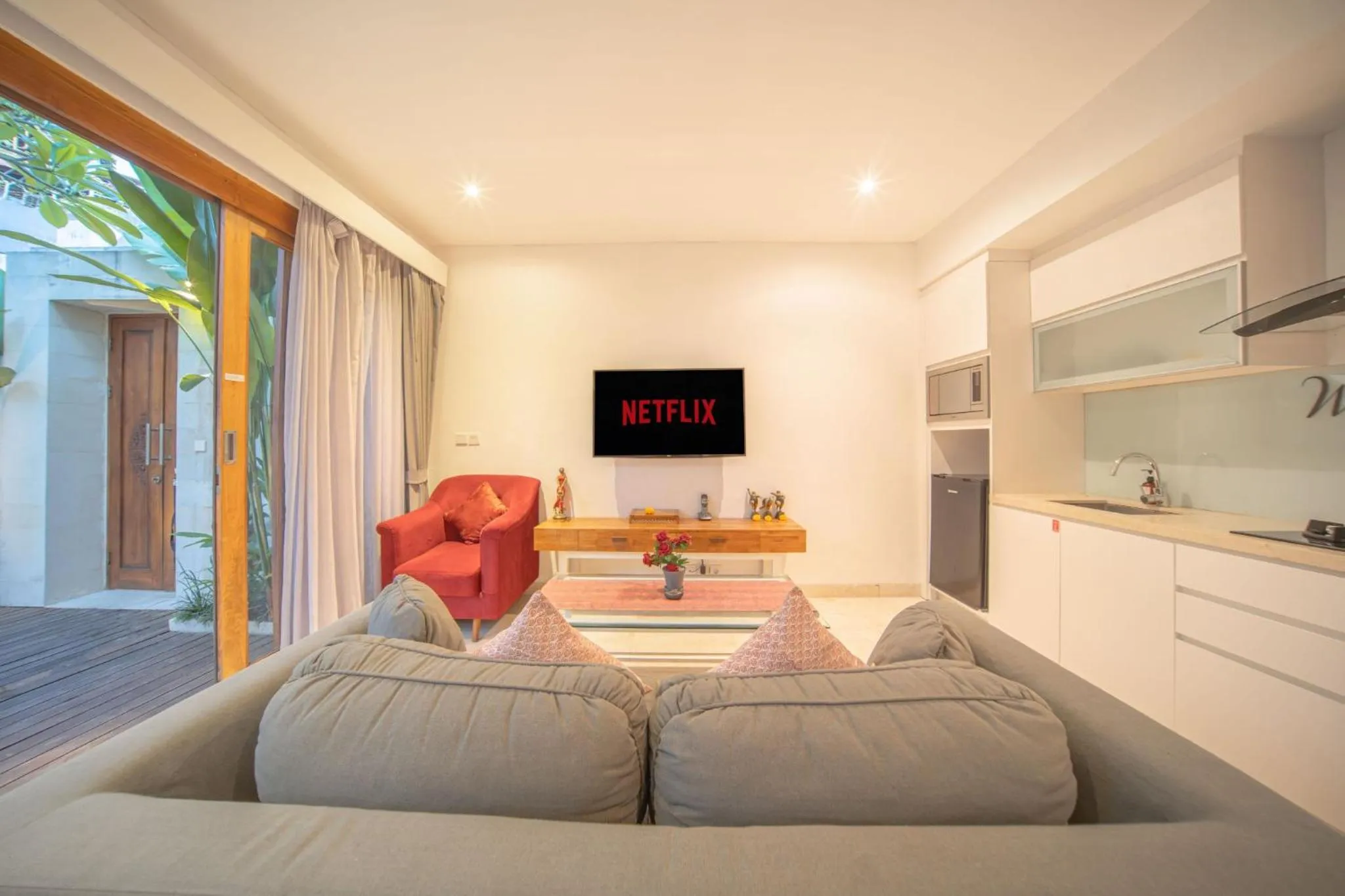 Living room in The Jimbaran Villa by Ini Vie Hospitality