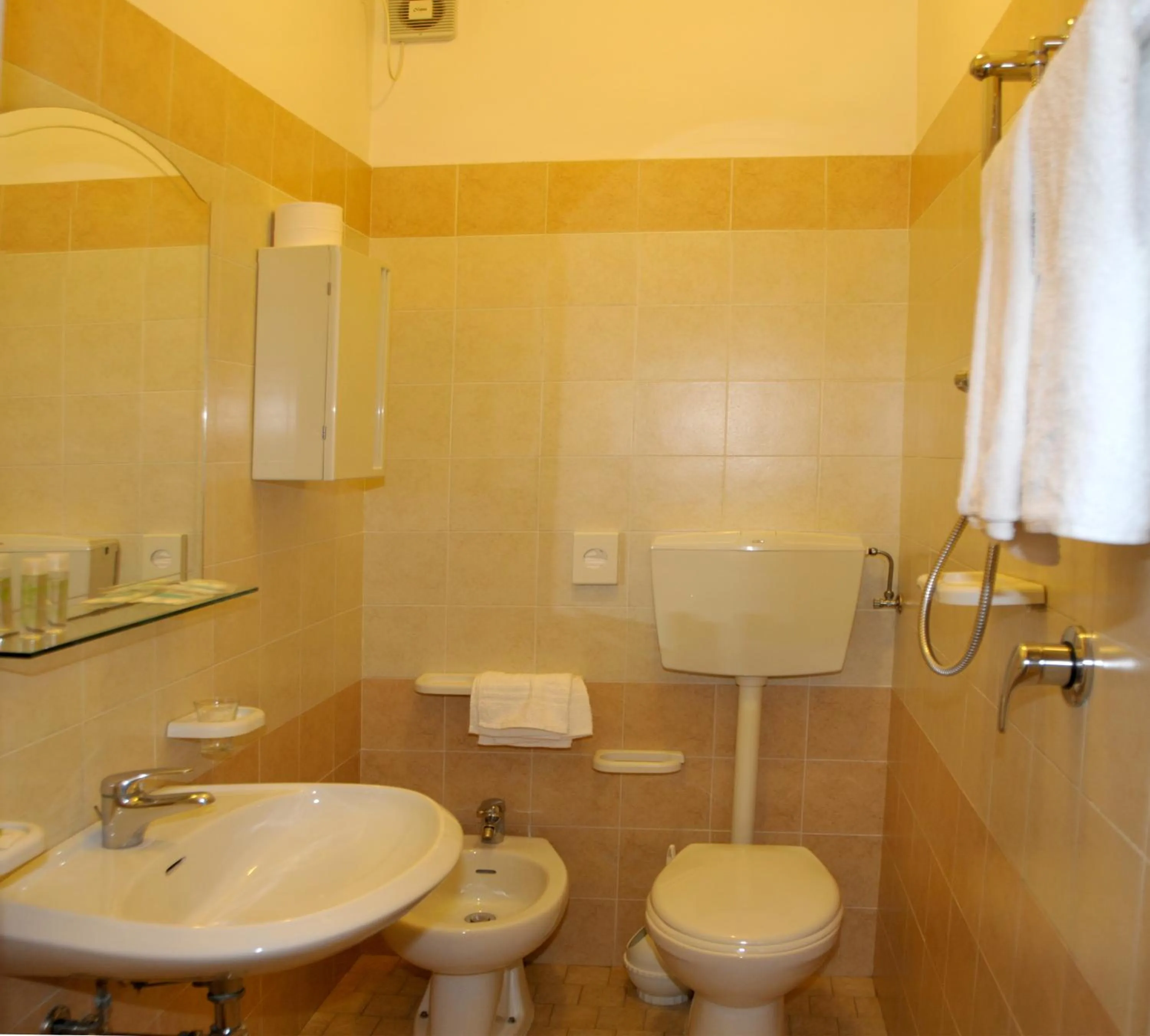 Shower in Hotel Levante