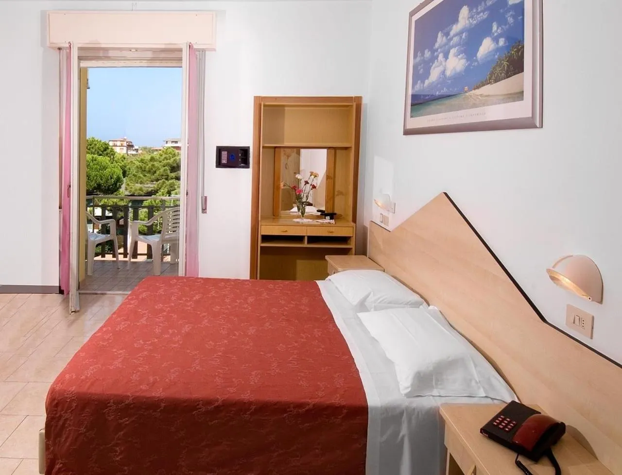 Bed in Hotel Levante