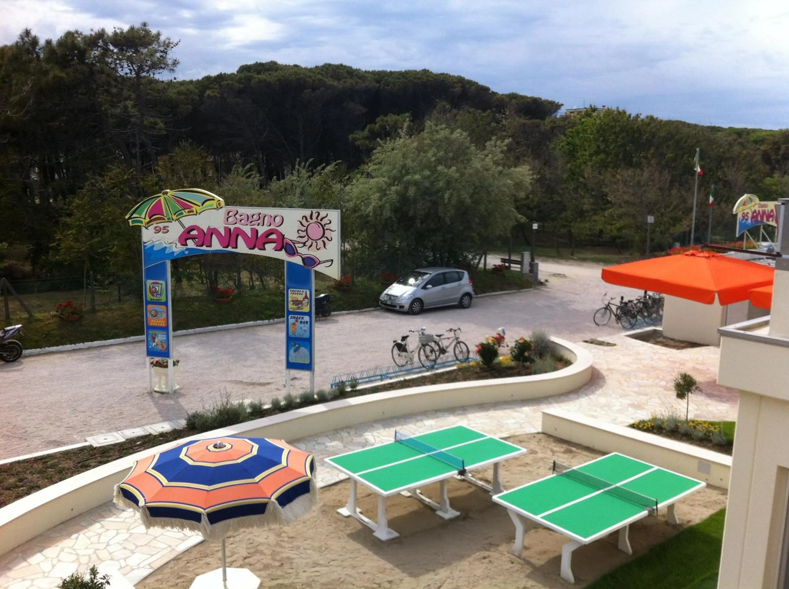 Patio in Hotel Levante