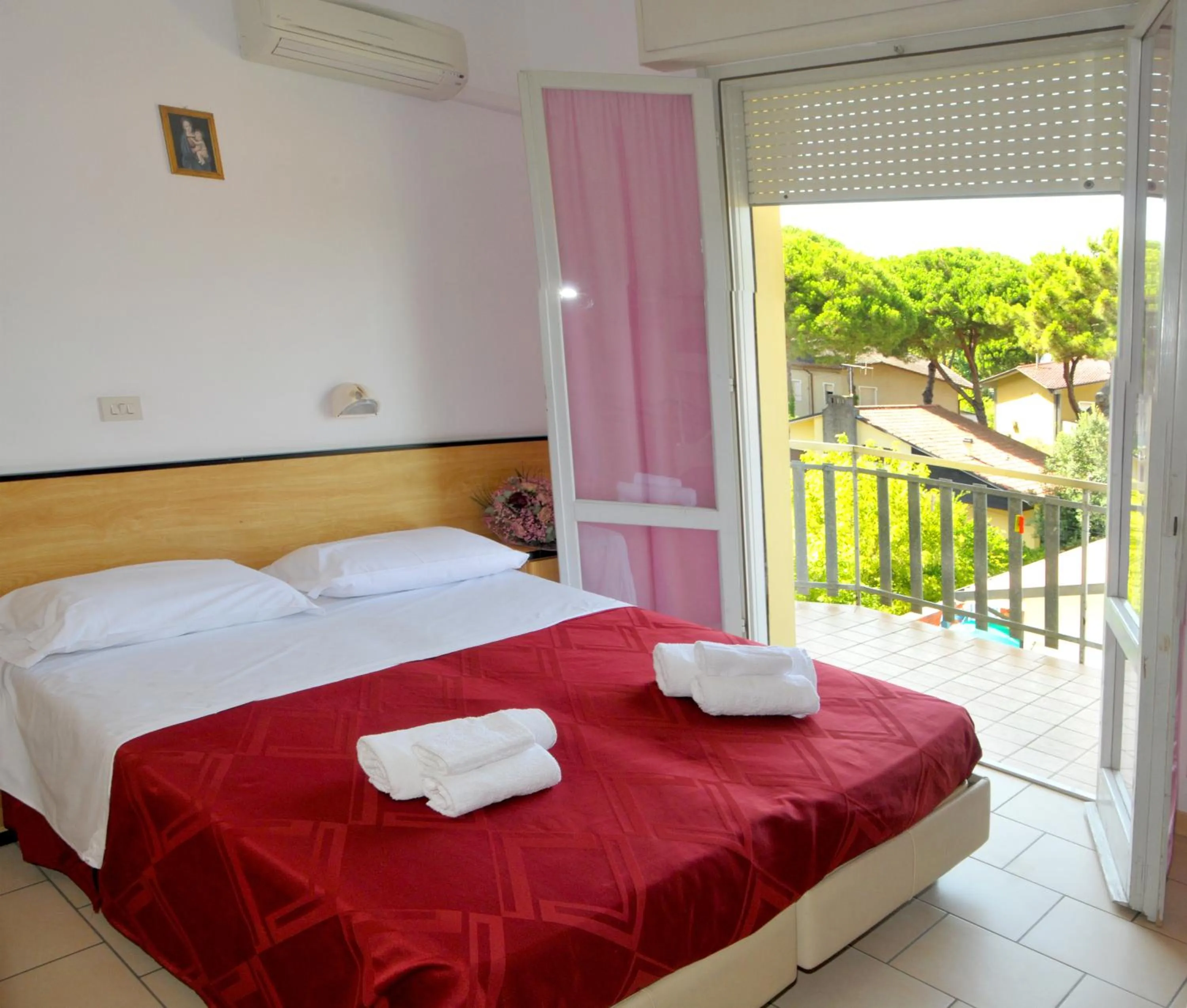 Bed in Hotel Levante