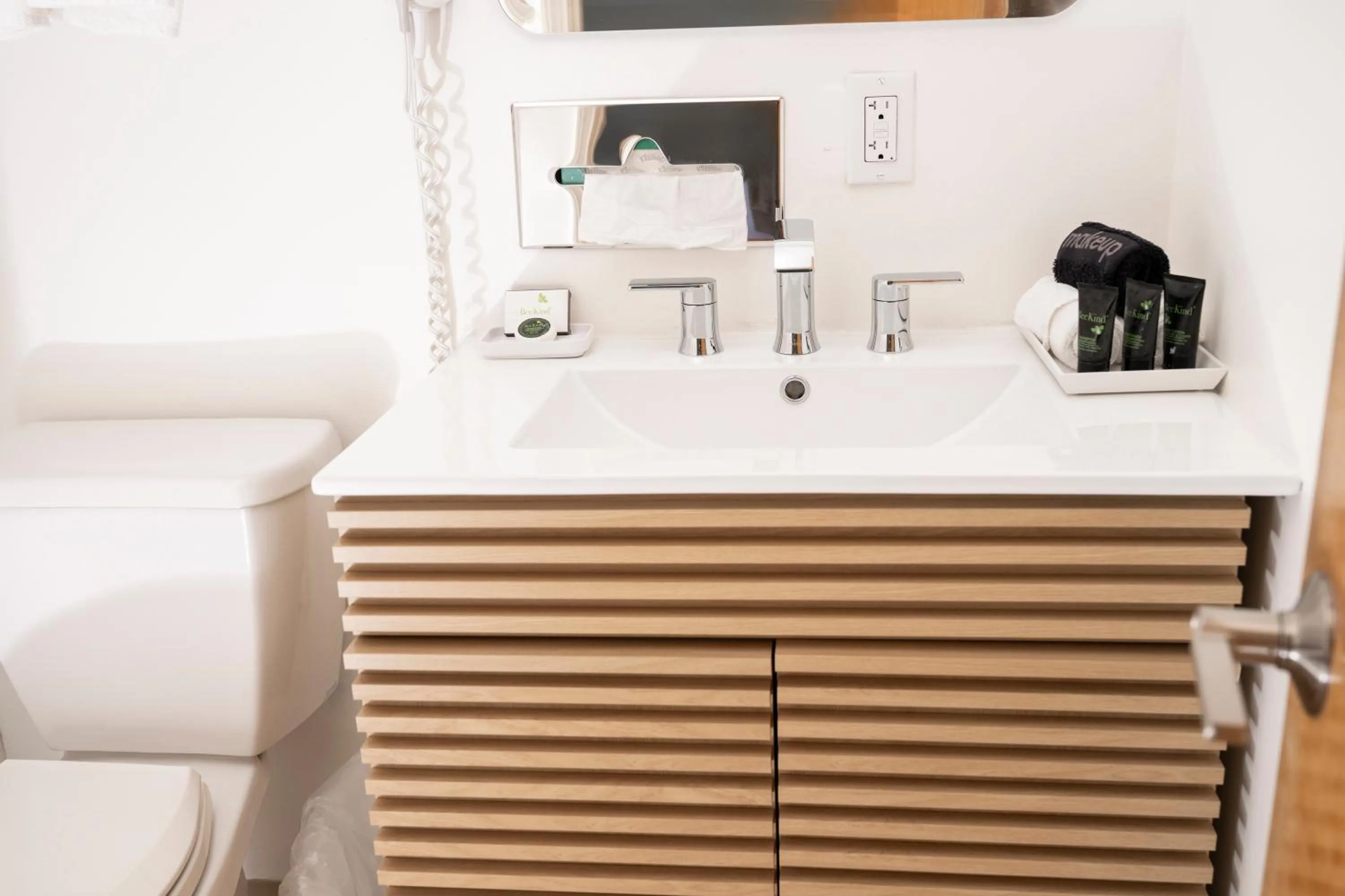 Bathroom in Endless Dunes, A Modern Motel