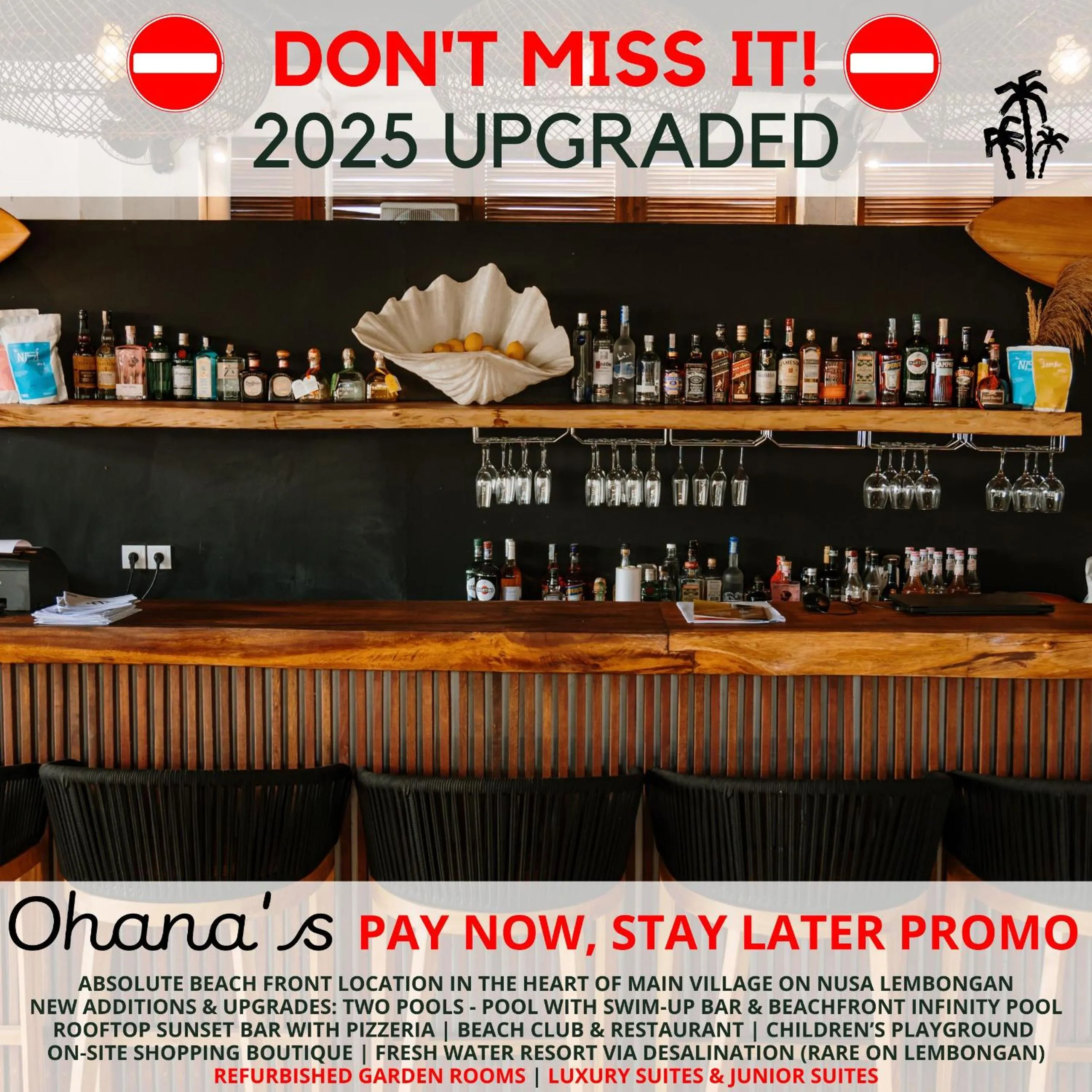 Restaurant/places to eat in Ohana's Beachfront Resort & Beach Club