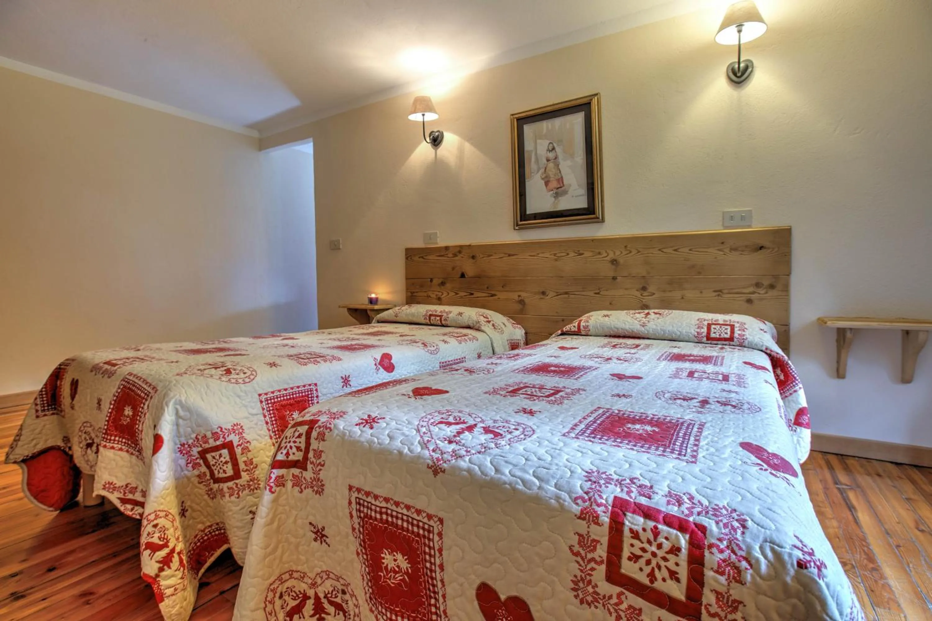 Bed in Hotel Locanda Belvedere