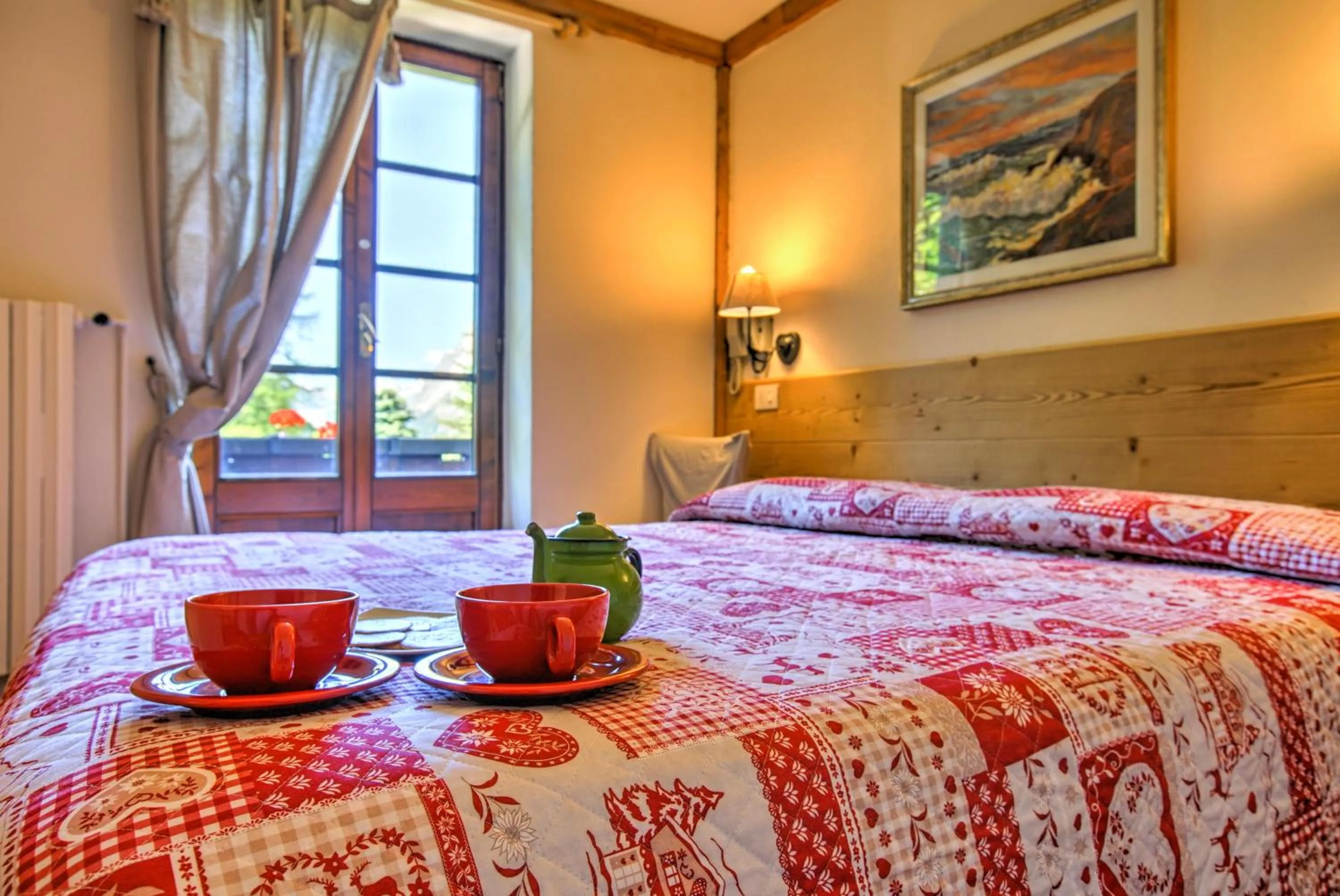 Bed in Hotel Locanda Belvedere