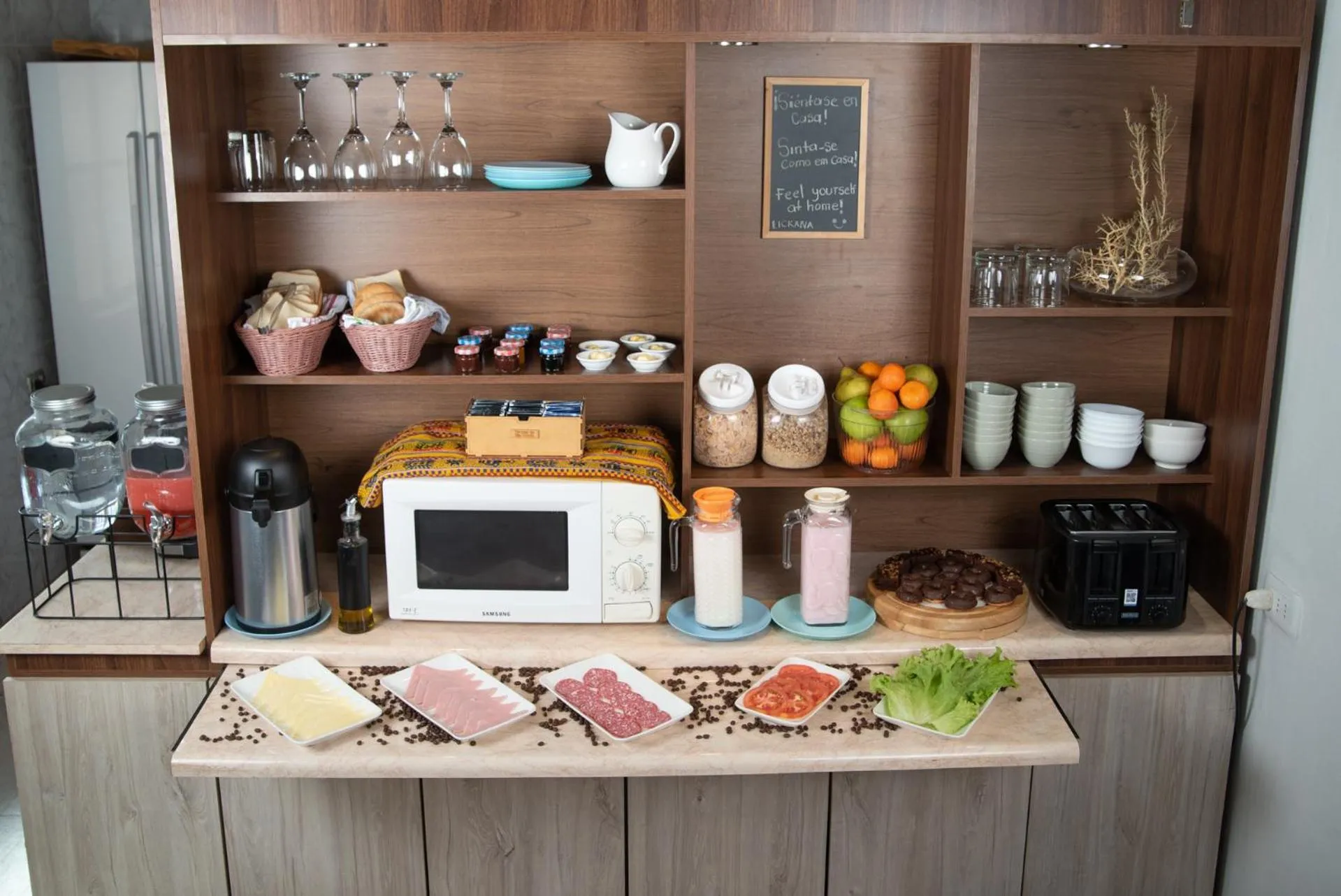 Dining area in Casa Lickana B&B