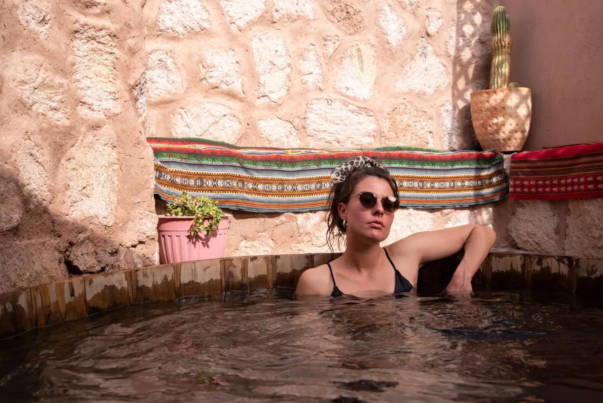 Swimming pool in Casa Lickana B&B