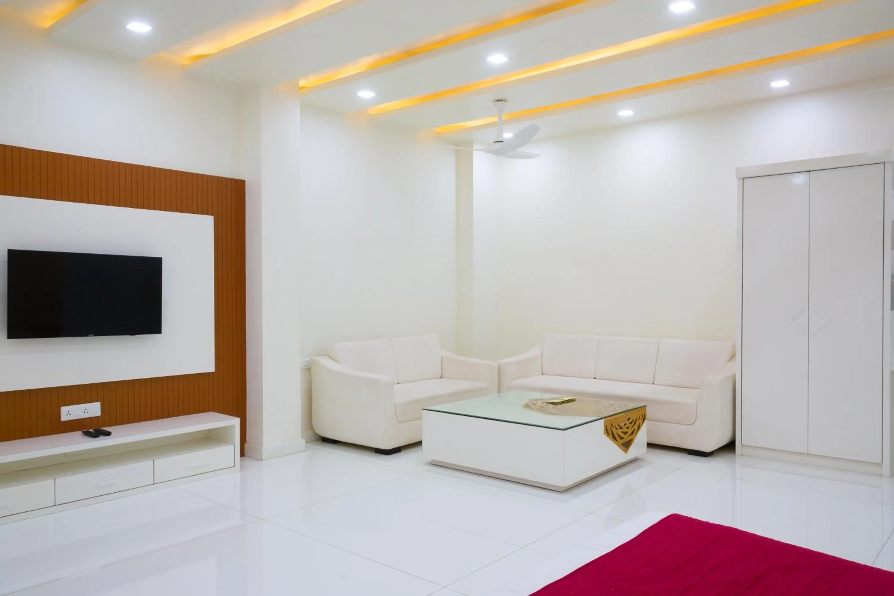 Seating area in Hotel Pushkar City Inn