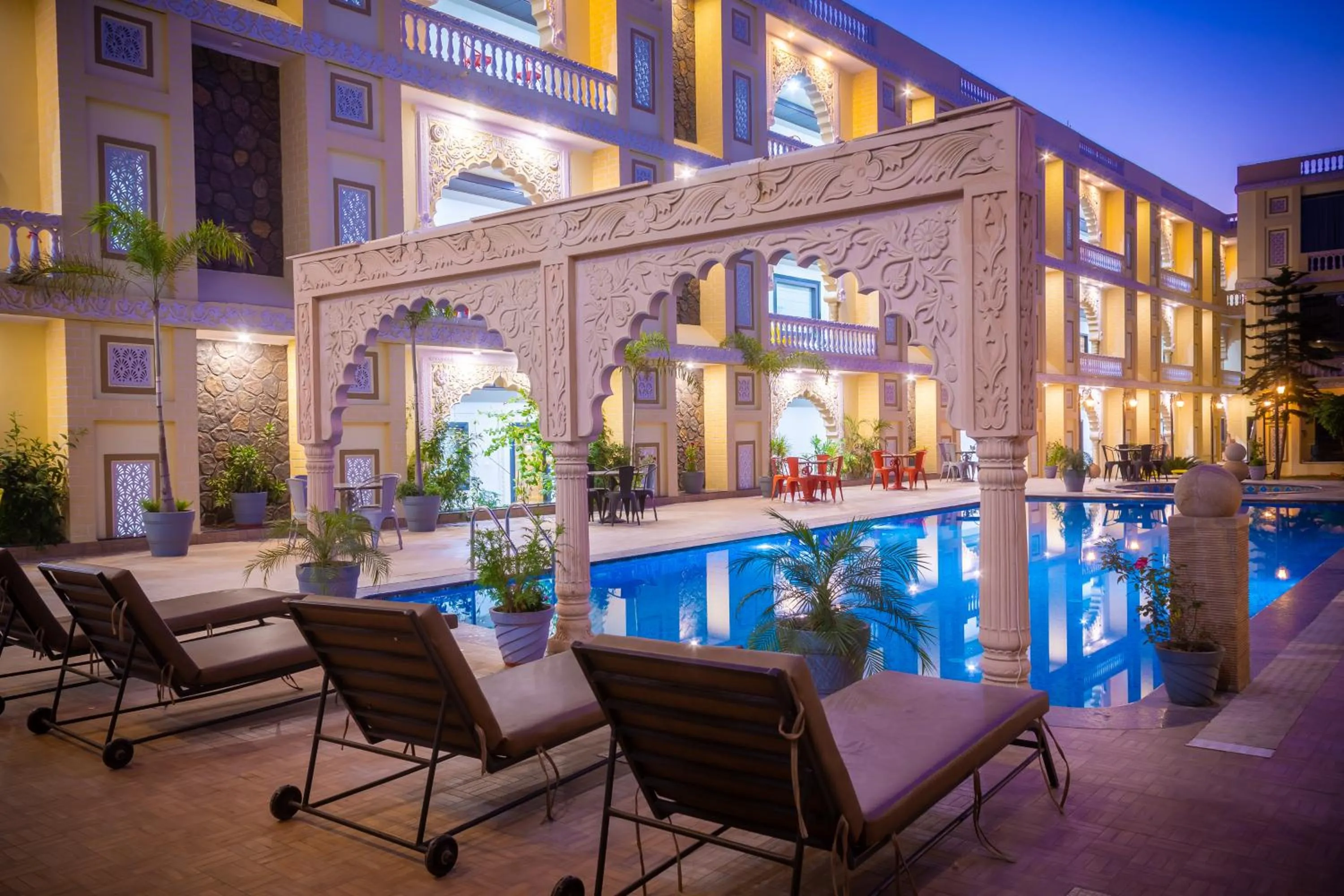 Property building in Hotel Pushkar City Inn