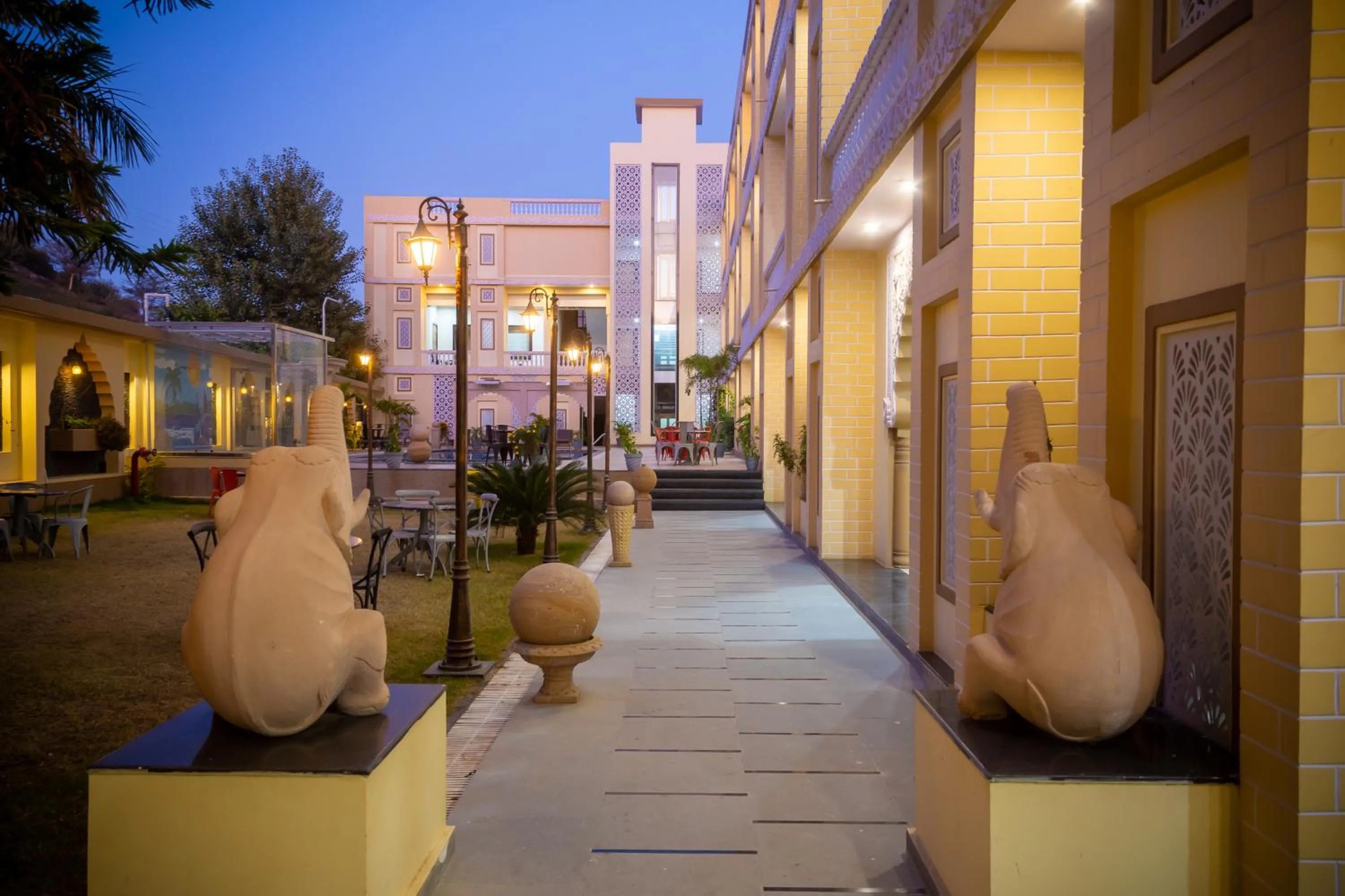 Property building in Hotel Pushkar City Inn