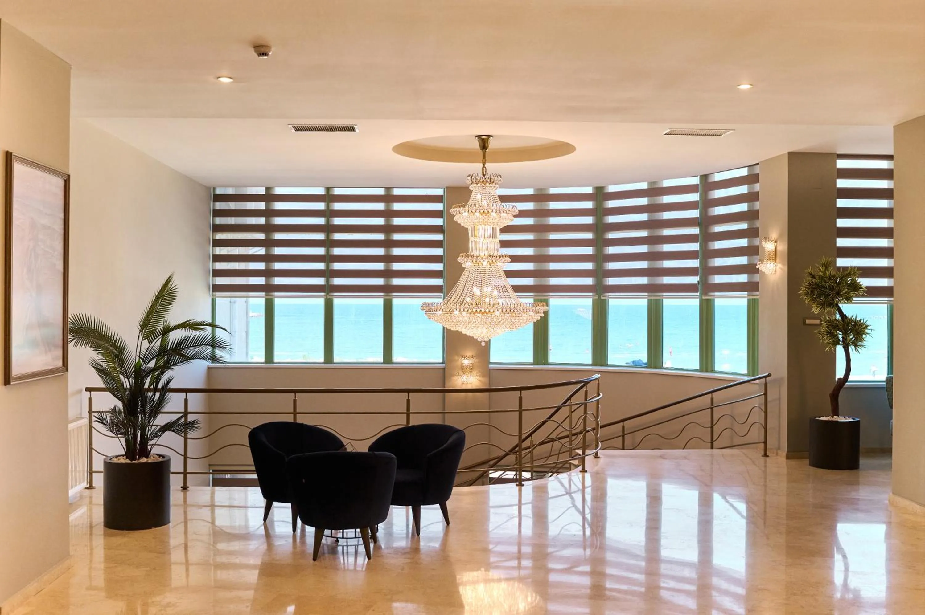 Seating area in Hotel Malibu