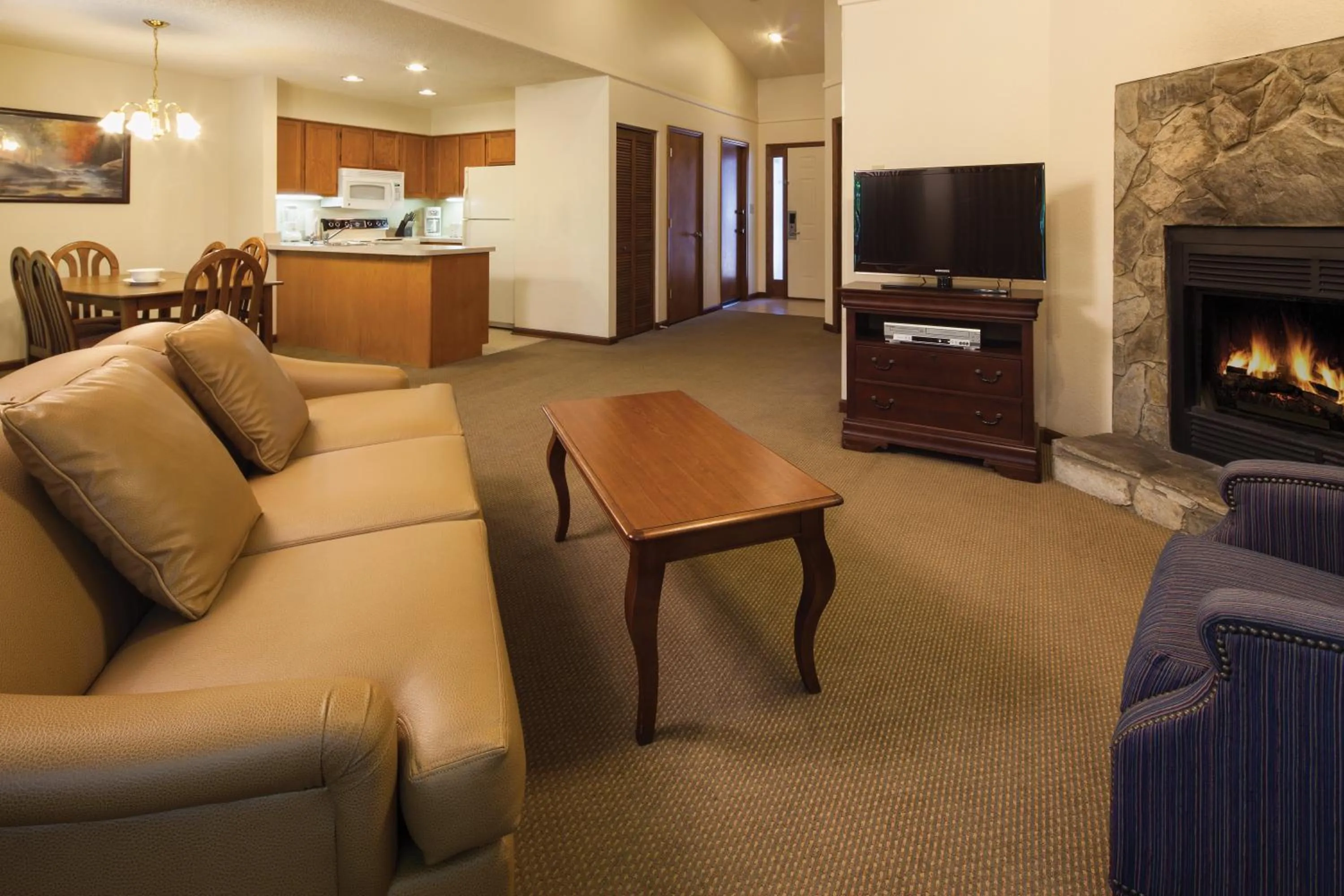 Living room in Club Wyndham Resort at Fairfield Mountains