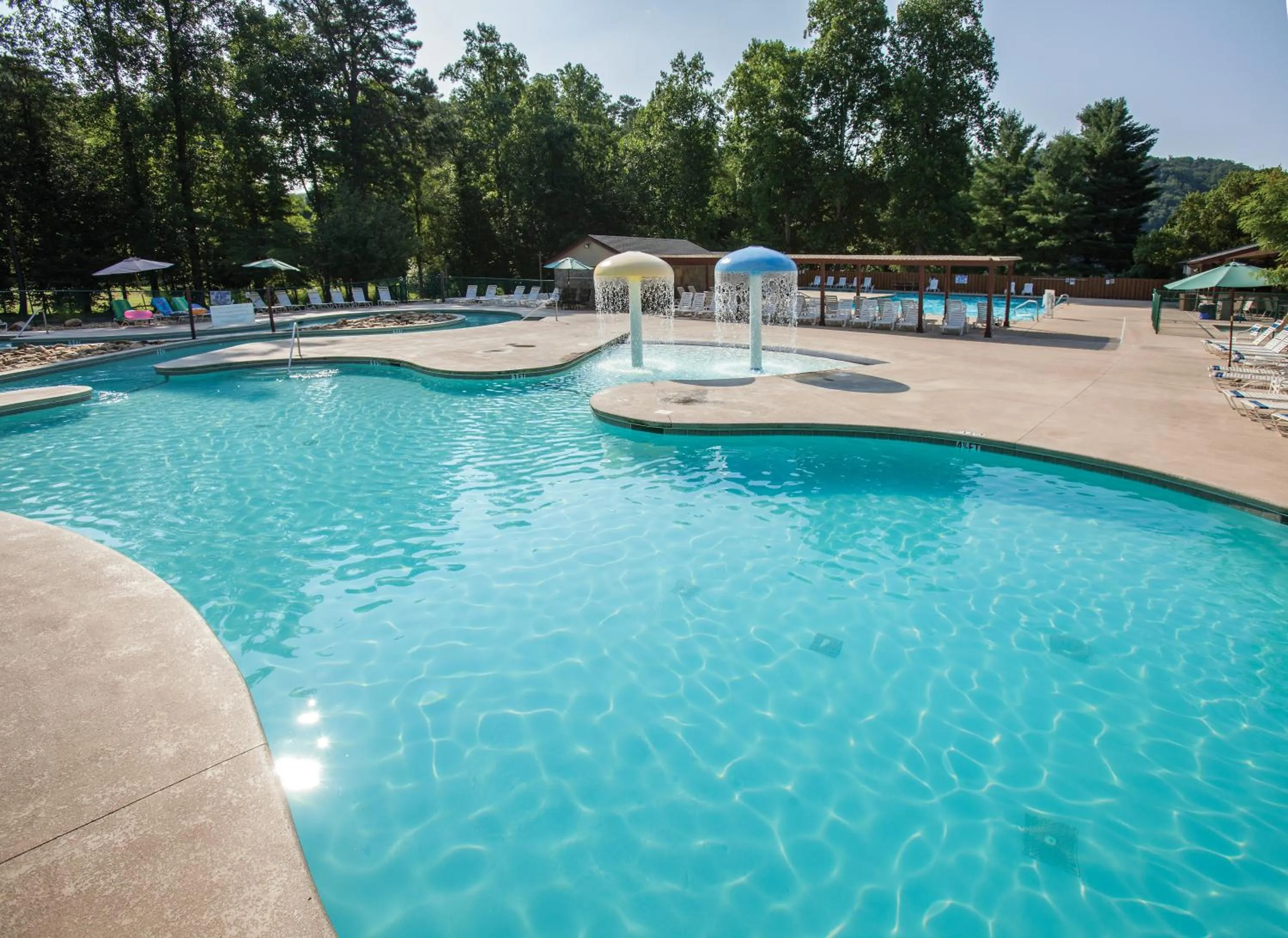 Swimming pool in Club Wyndham Resort at Fairfield Mountains