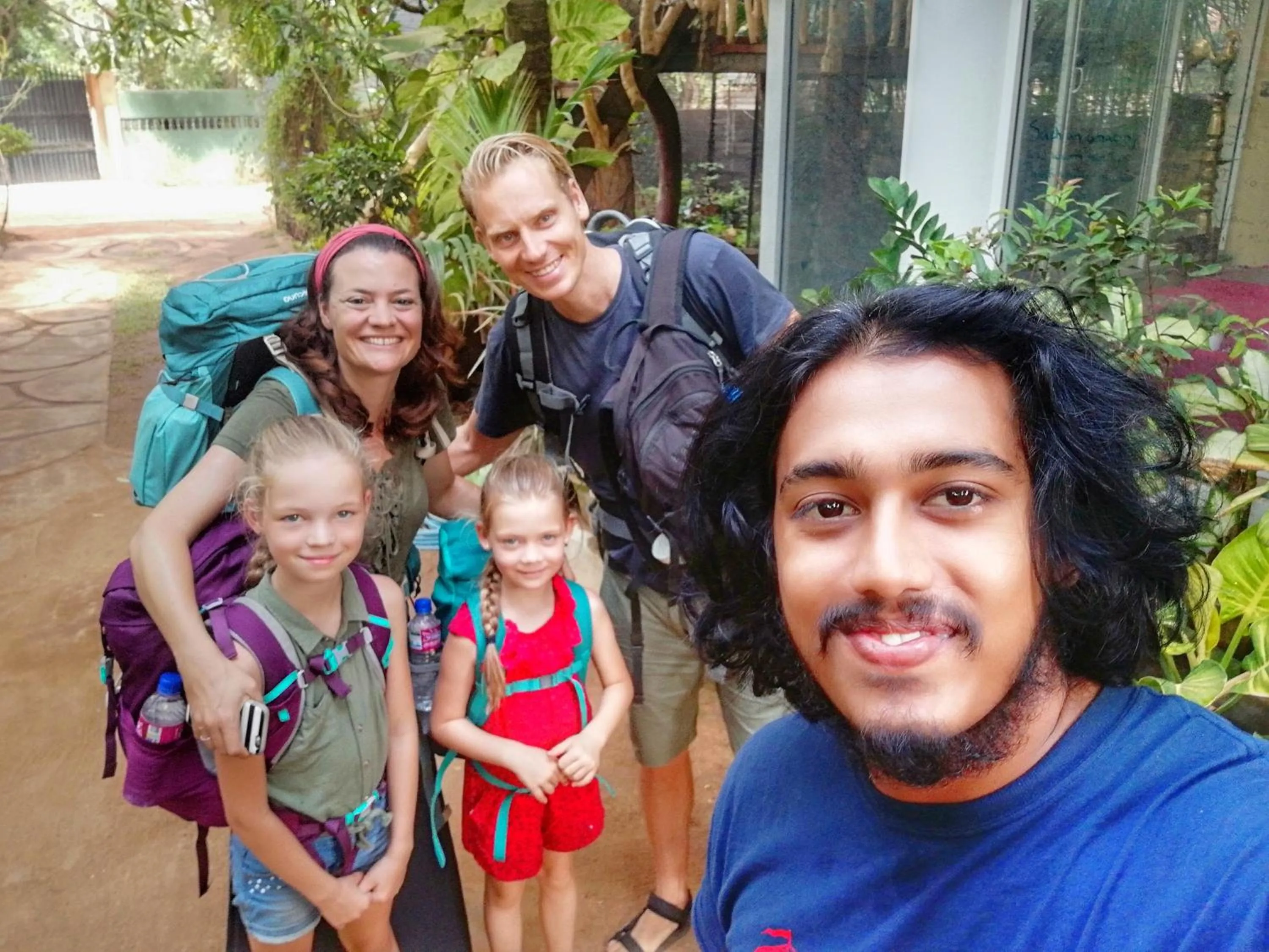 group of guests in Green Garden Resort