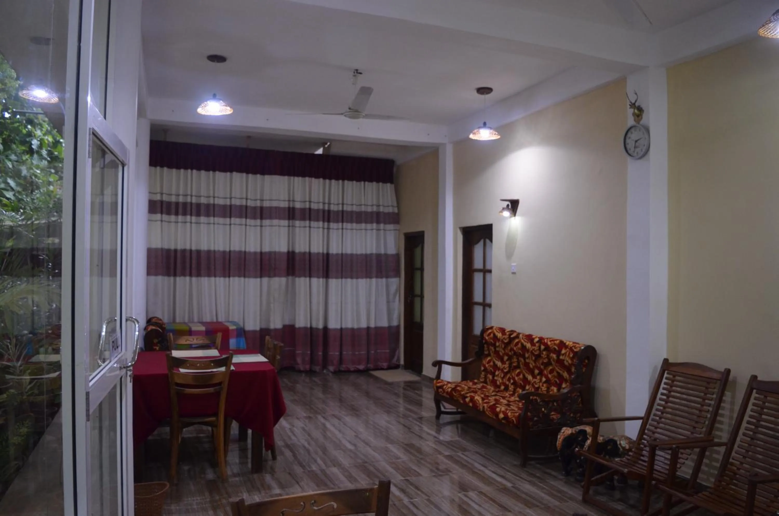 Seating area in Green Garden Resort