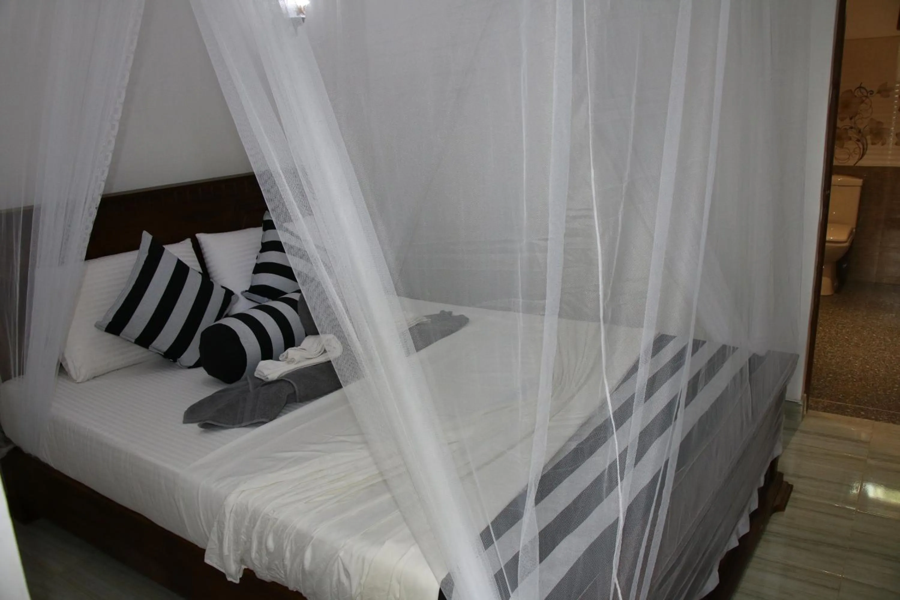 Bed in Green Garden Resort