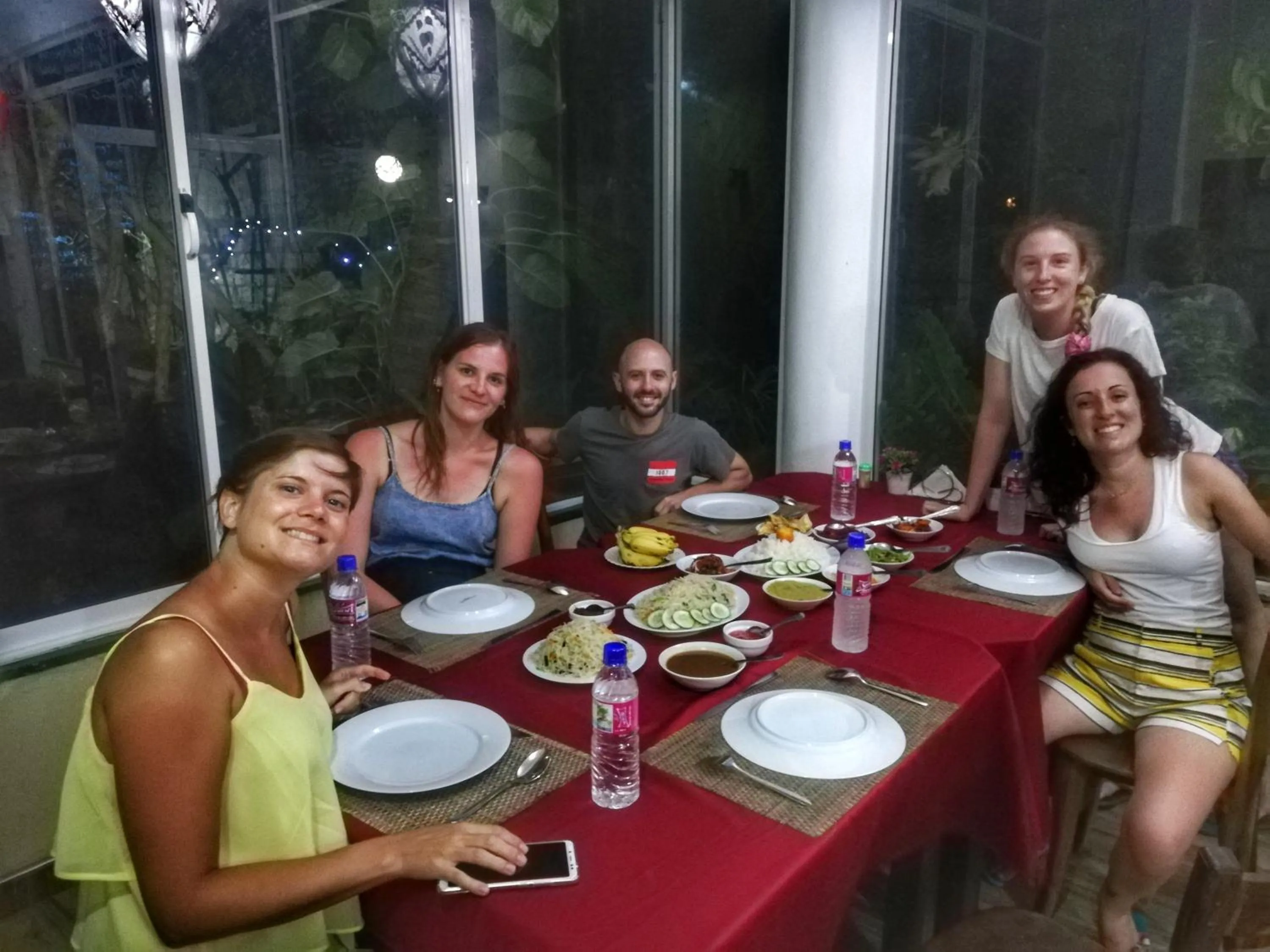 group of guests in Green Garden Resort