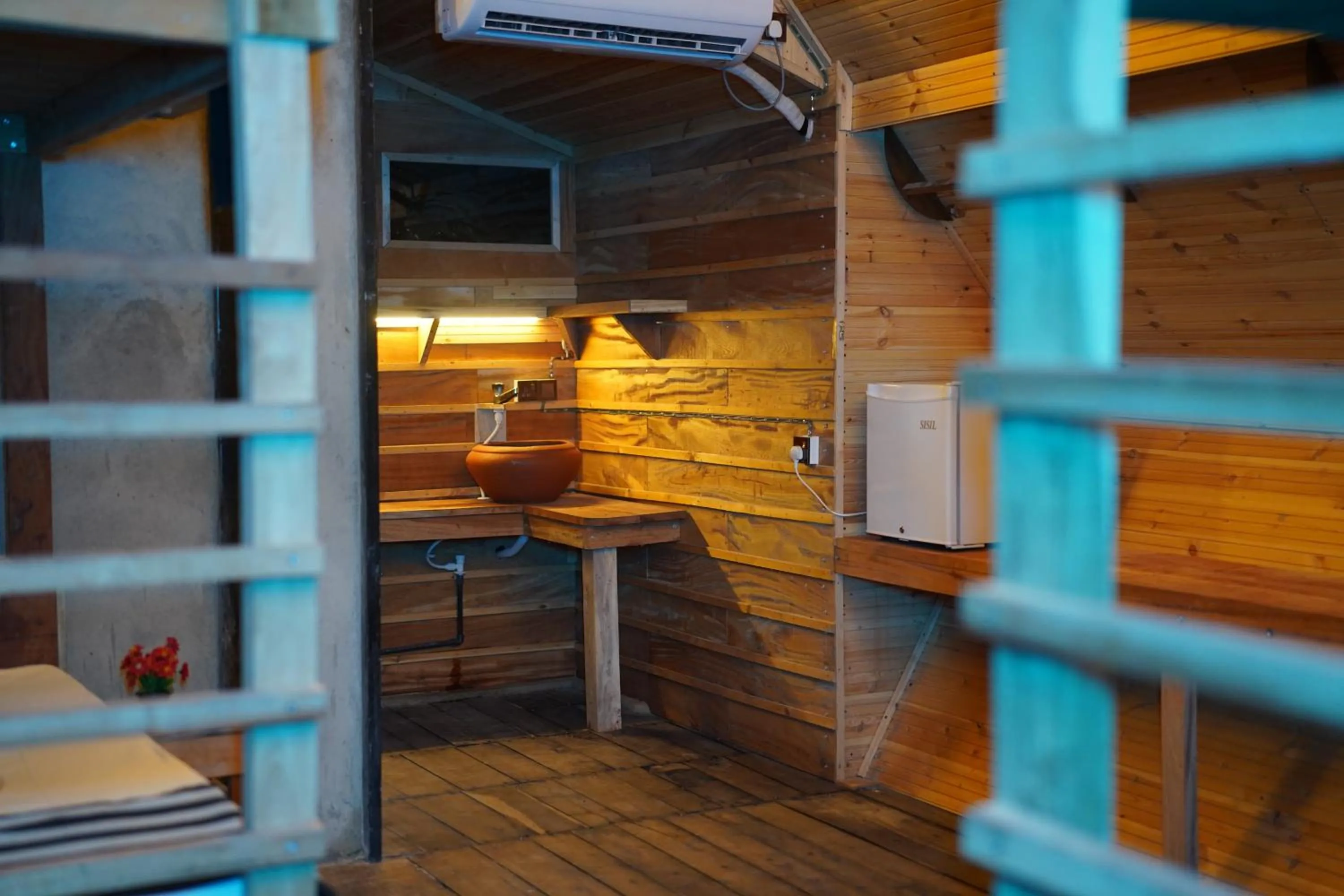 Kitchen or kitchenette in Green Garden Resort