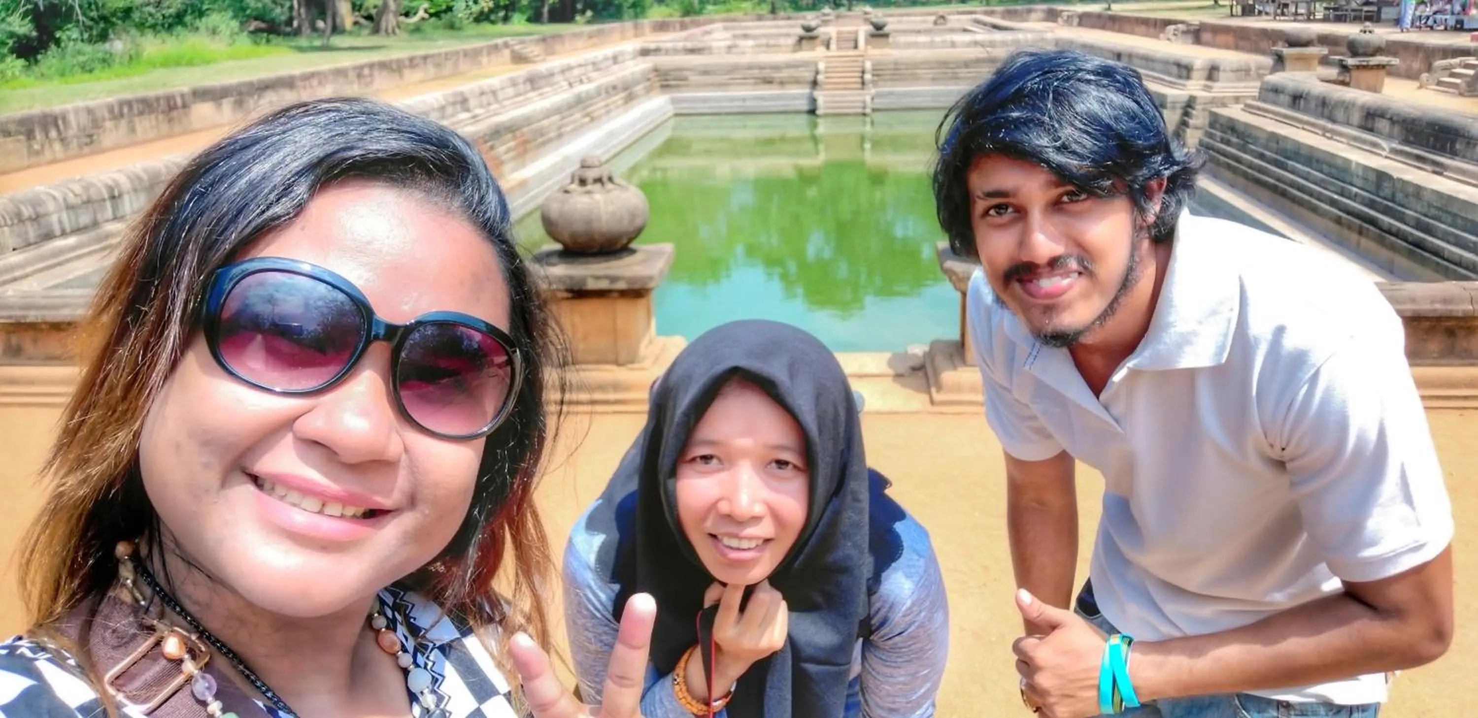 group of guests in Green Garden Resort