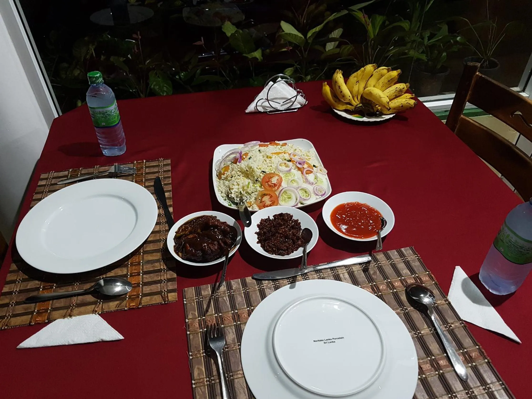 Food and drinks in Green Garden Resort