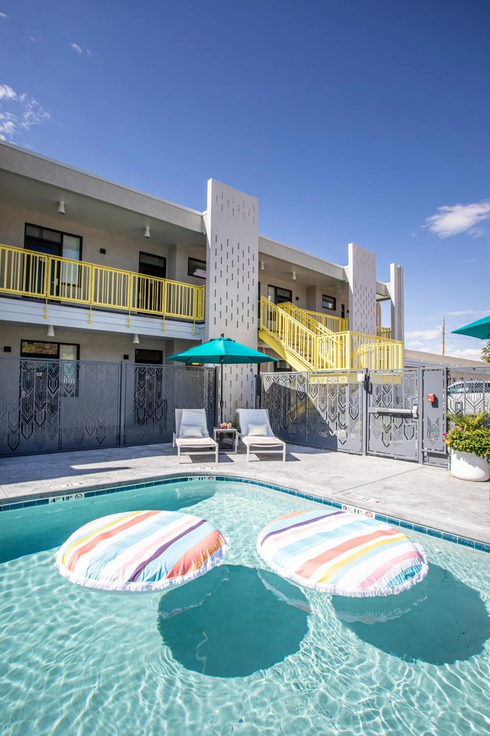 Swimming pool in The Monterey Motel