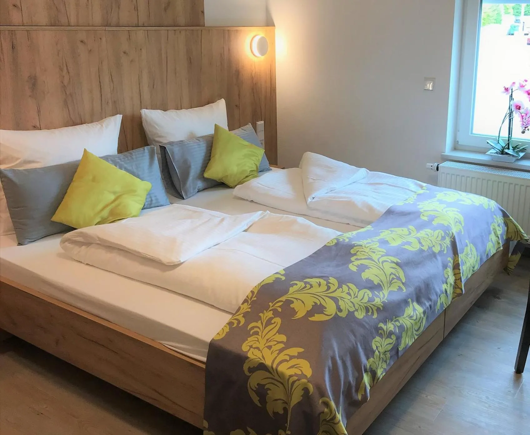 Bed in HHotel Augsburg