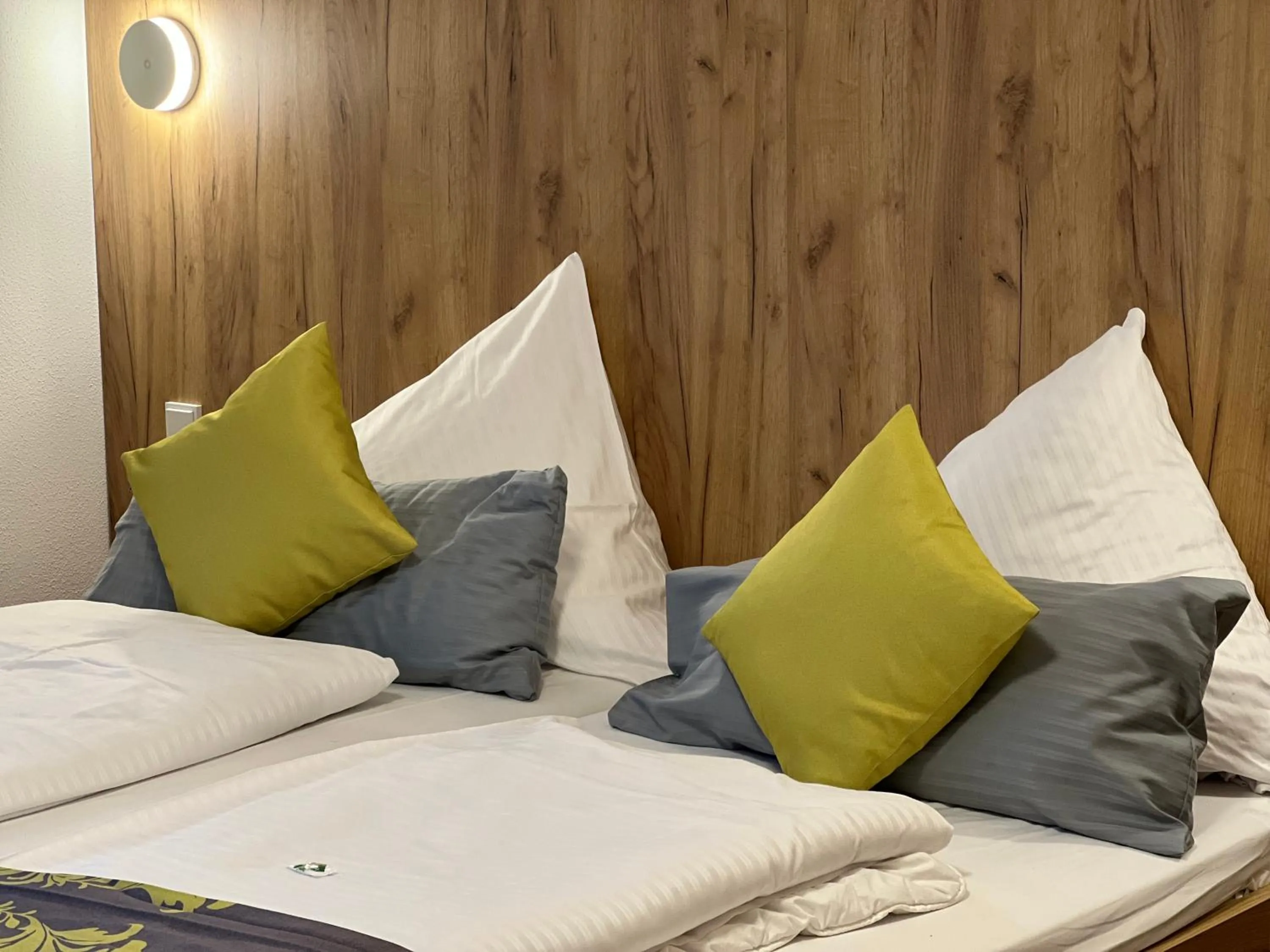 Bed in HHotel Augsburg