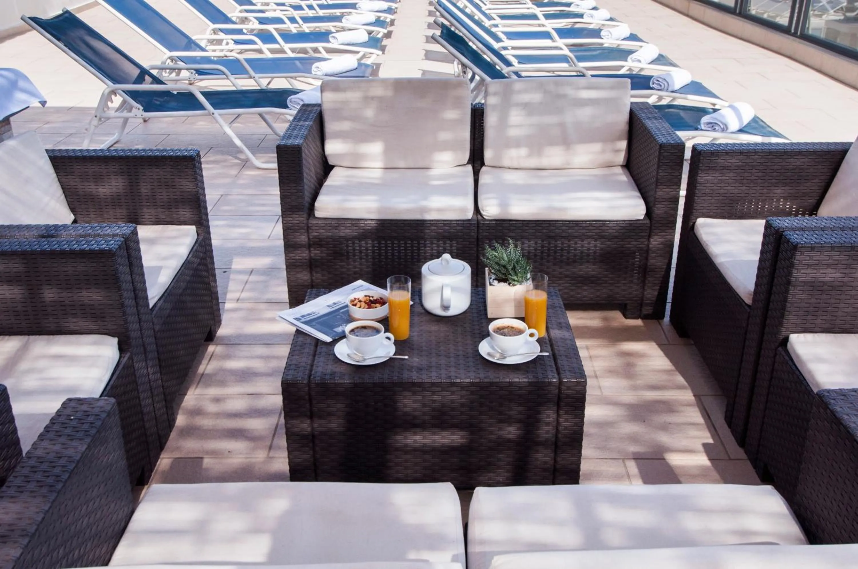 Patio in ROOMS by Alexandra Hotel