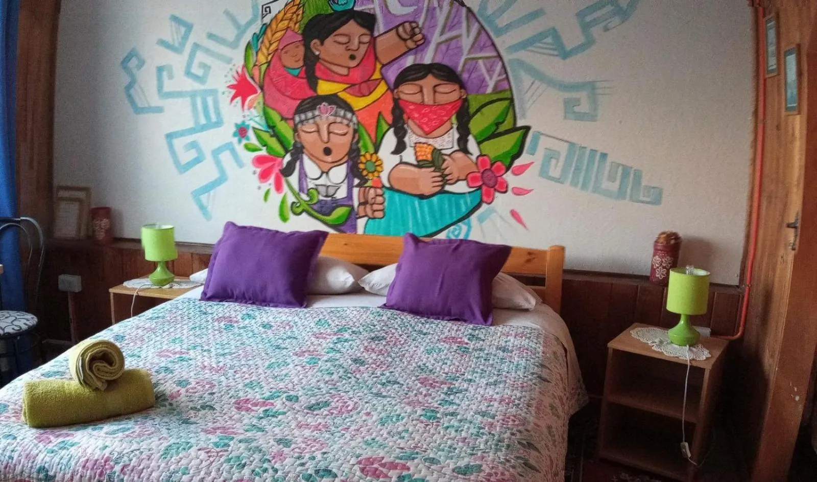 Bed in Hostal Destino Bellavista