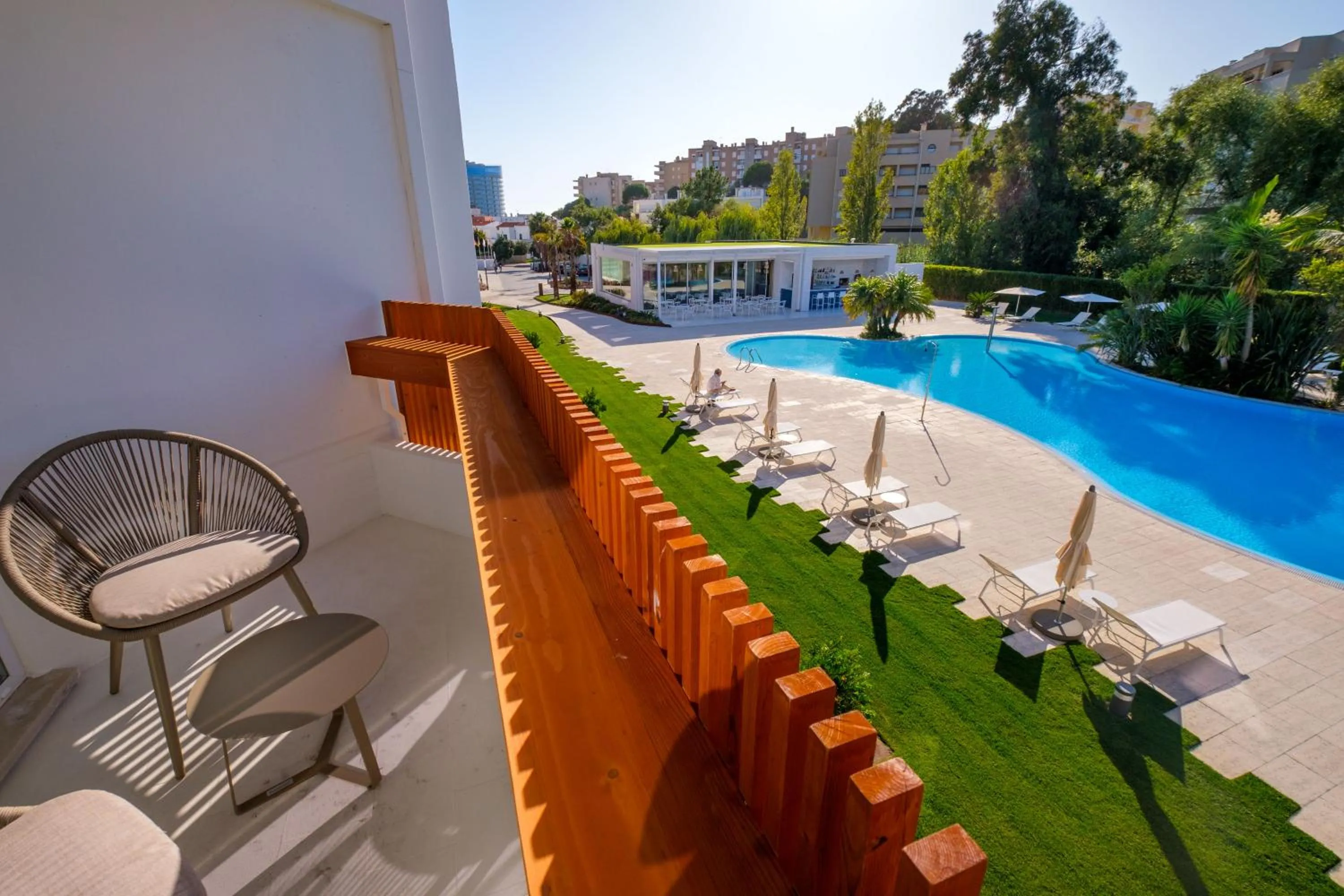 Balcony/Terrace in Malibu Foz Hotel - La Maison Younan