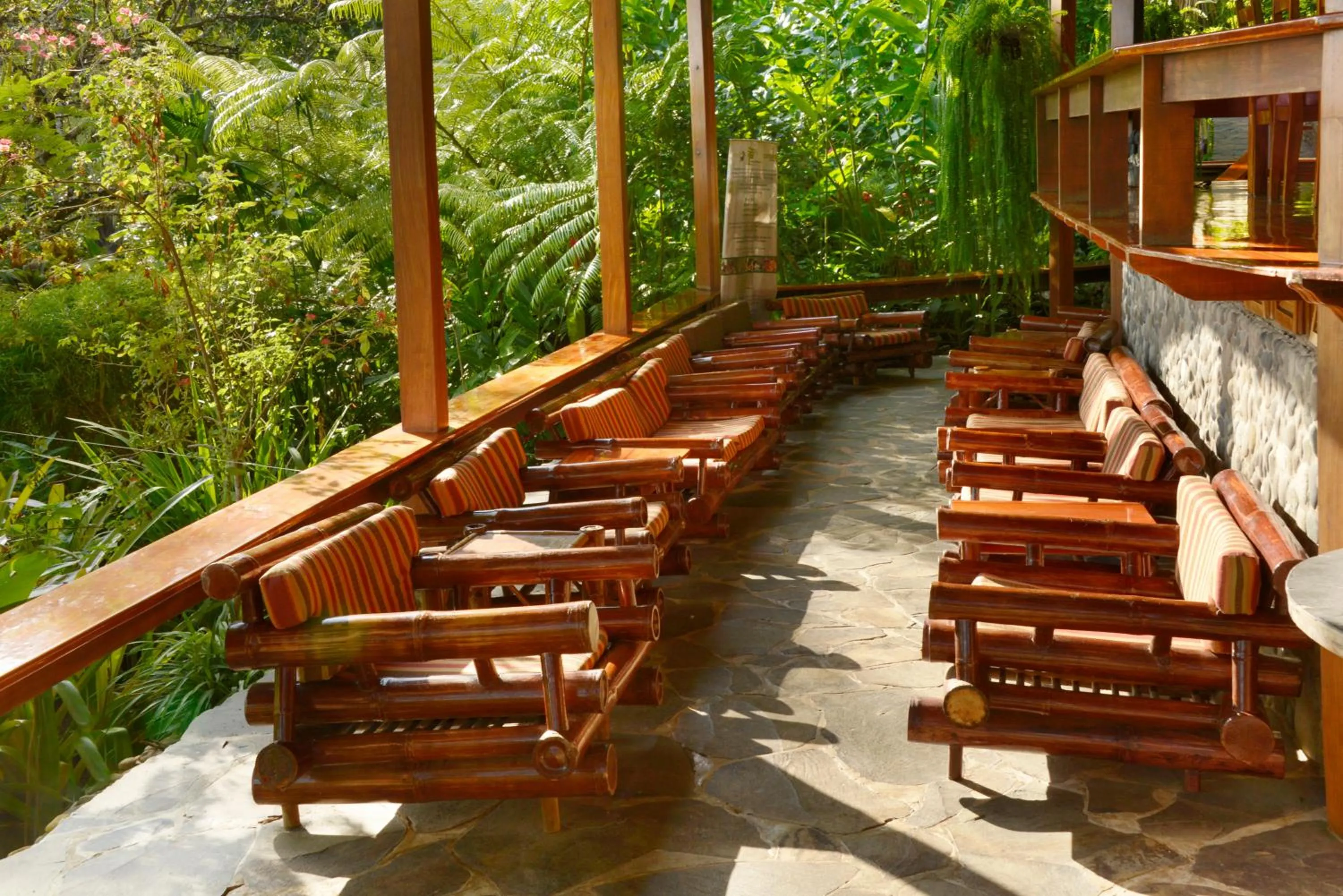 Patio in Aguila de Osa Rainforest Lodge