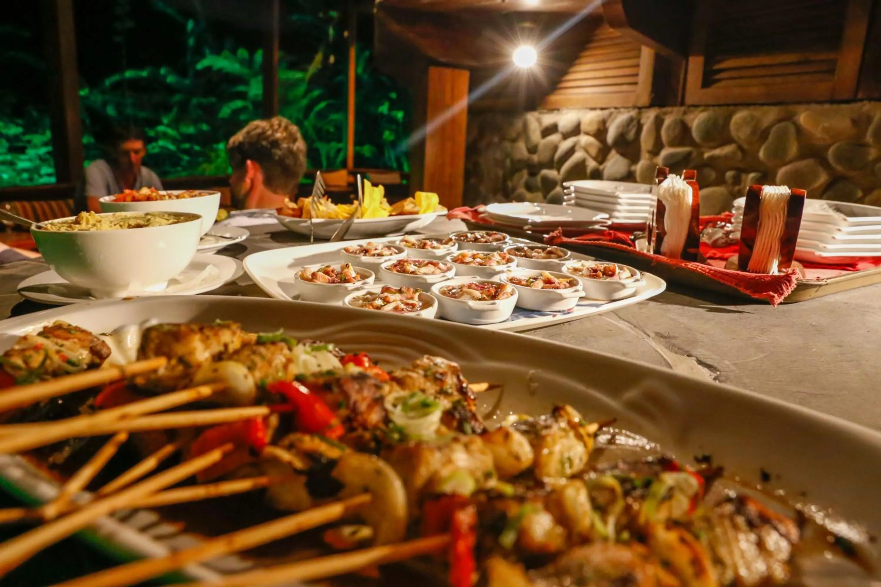 Dinner in Aguila de Osa Rainforest Lodge