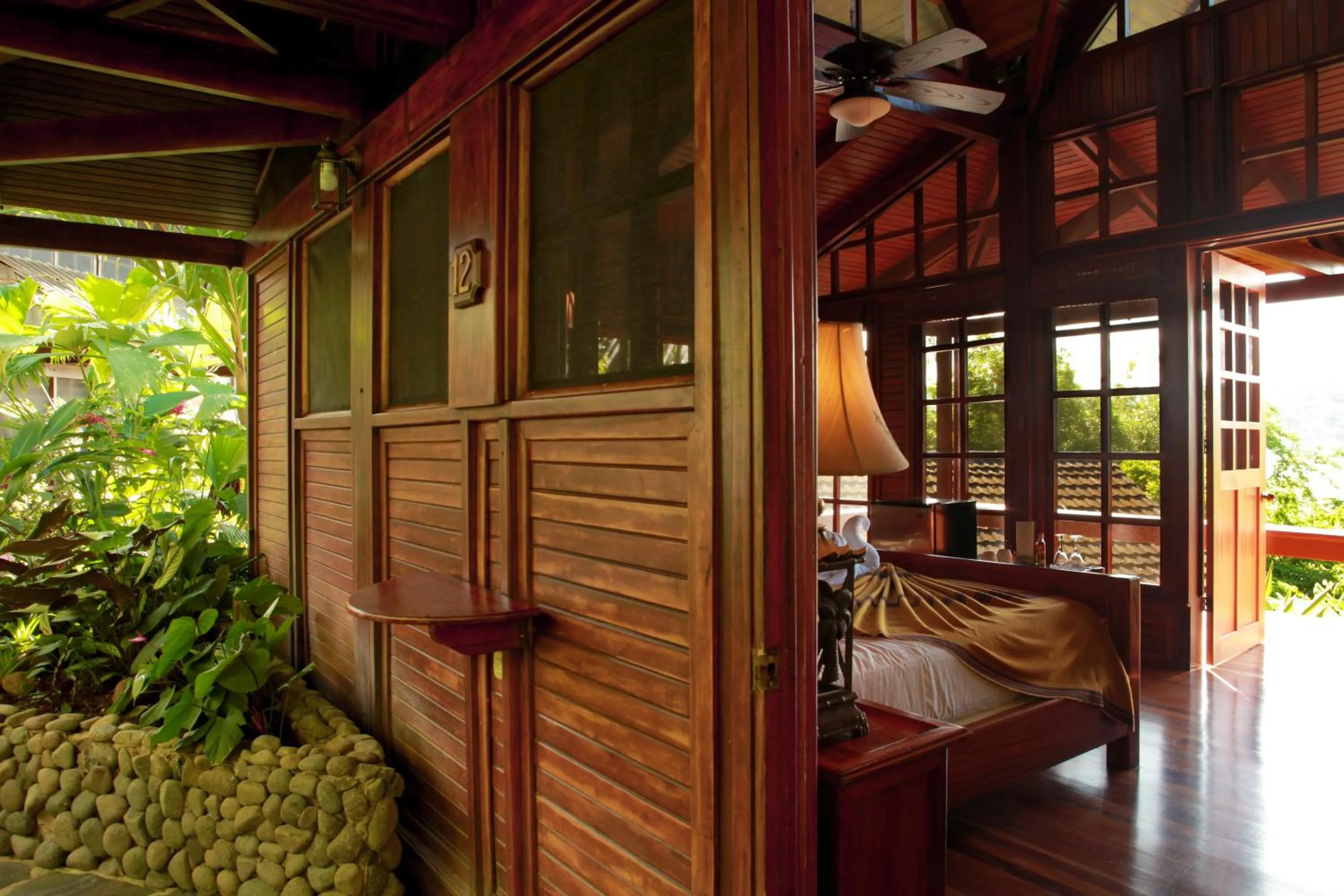 Garden view in Aguila de Osa Rainforest Lodge