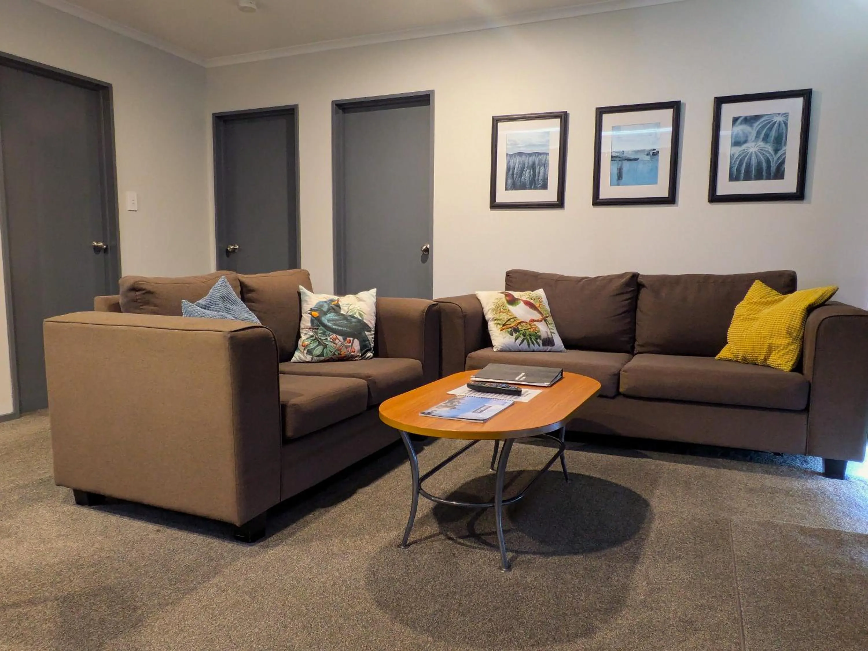 Living room in The Peninsula Kaikoura