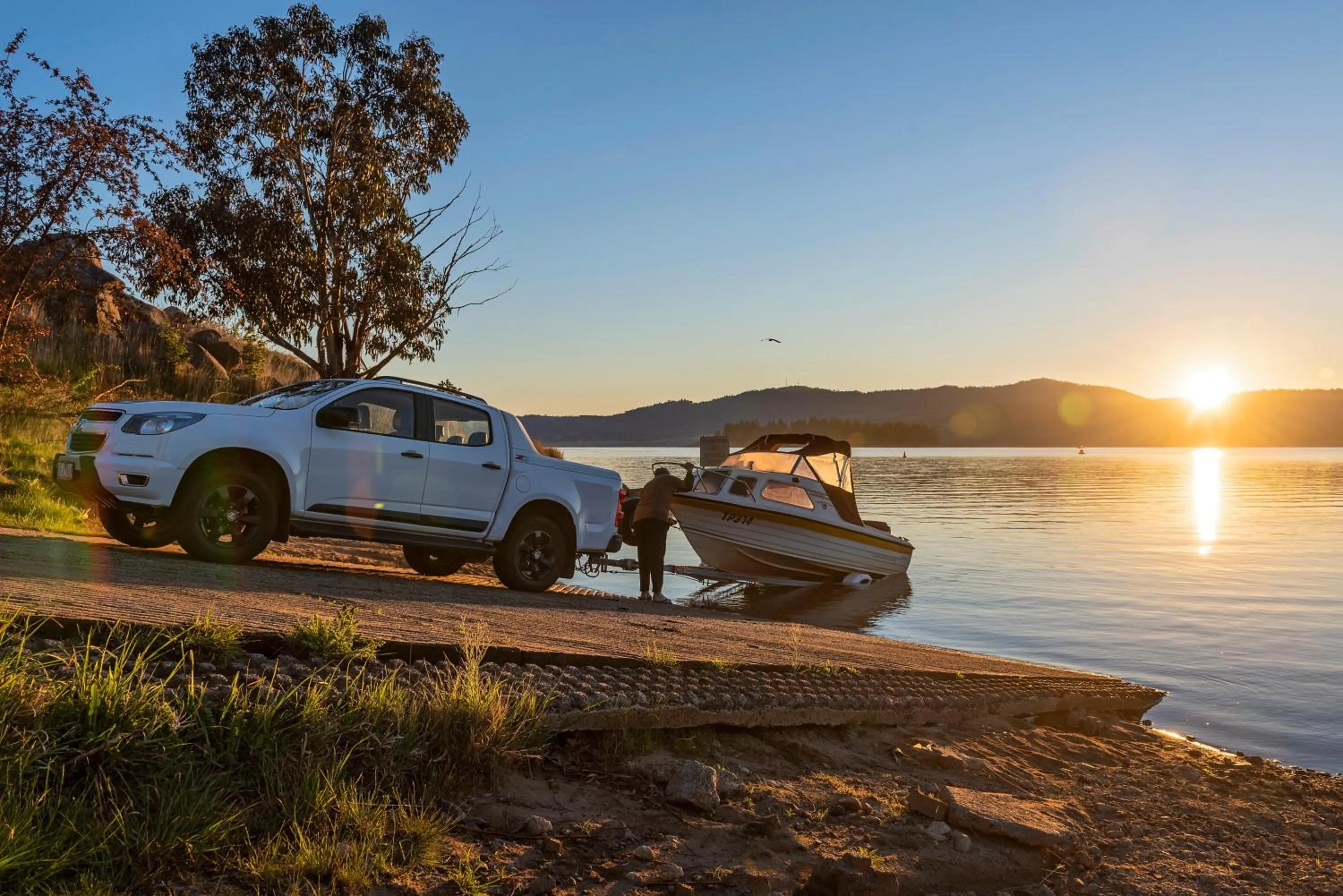 Lake view in Discovery Parks - Jindabyne