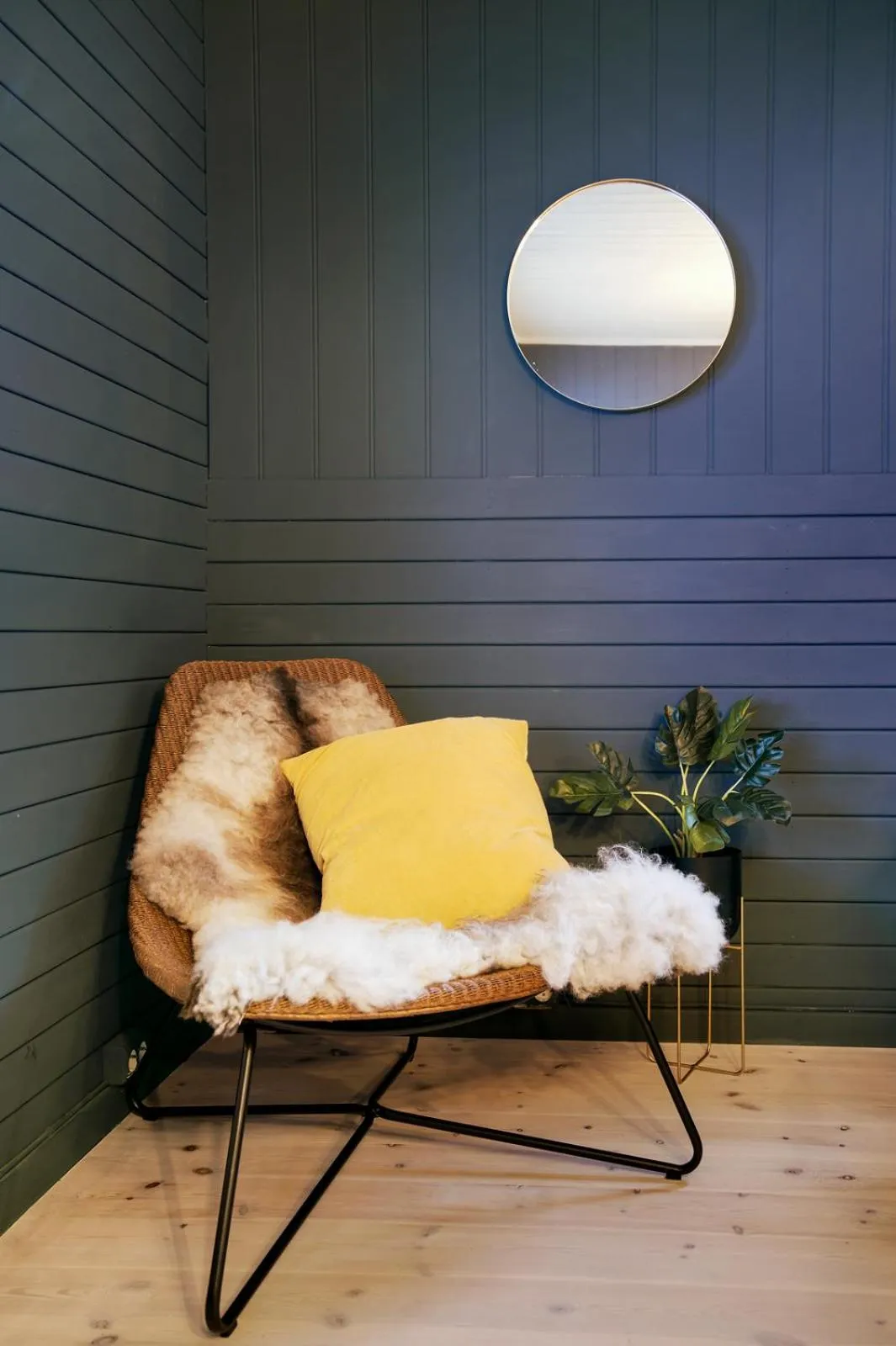 Living room in Buvik Sea Lodge Apartments