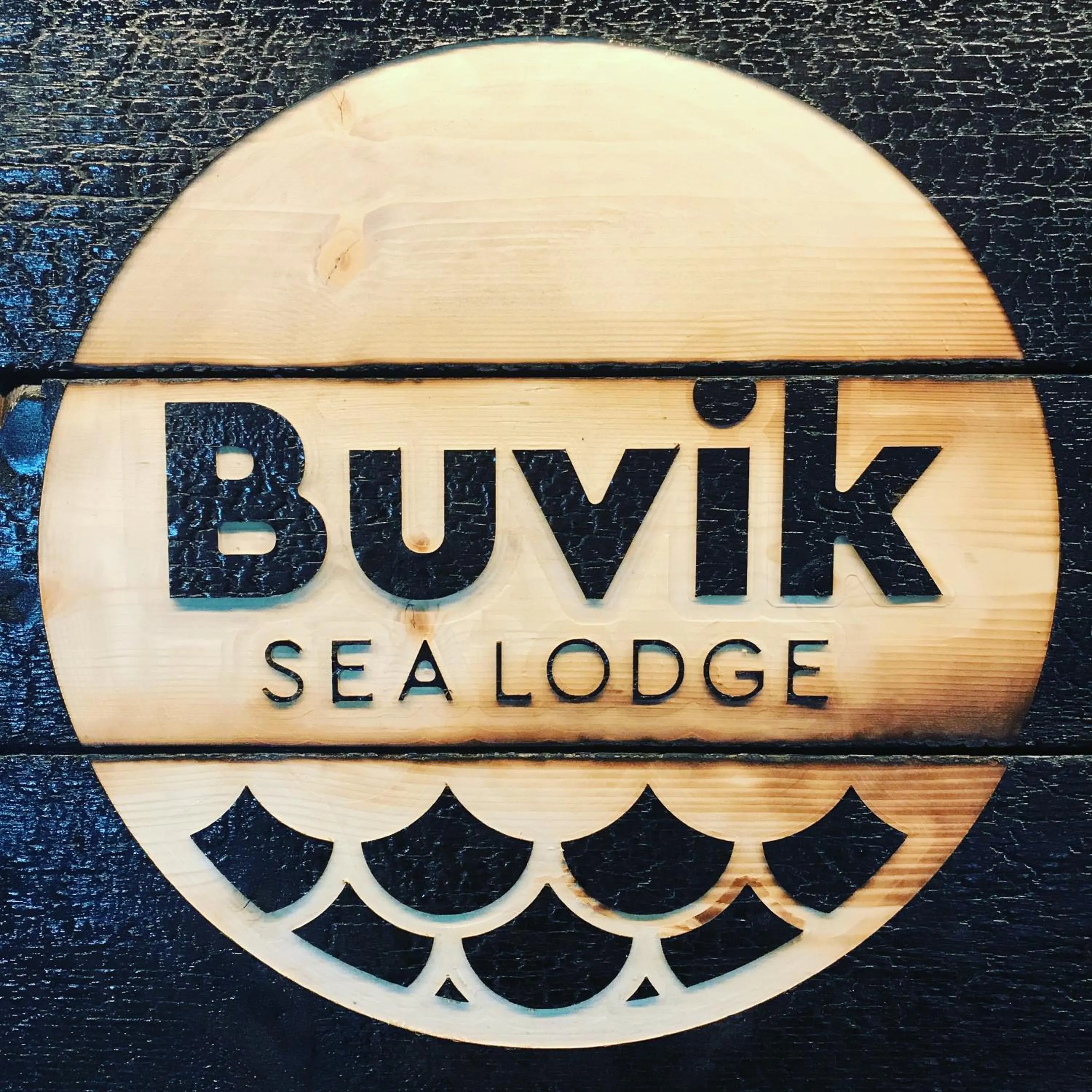Logo/Certificate/Sign in Buvik Sea Lodge Apartments