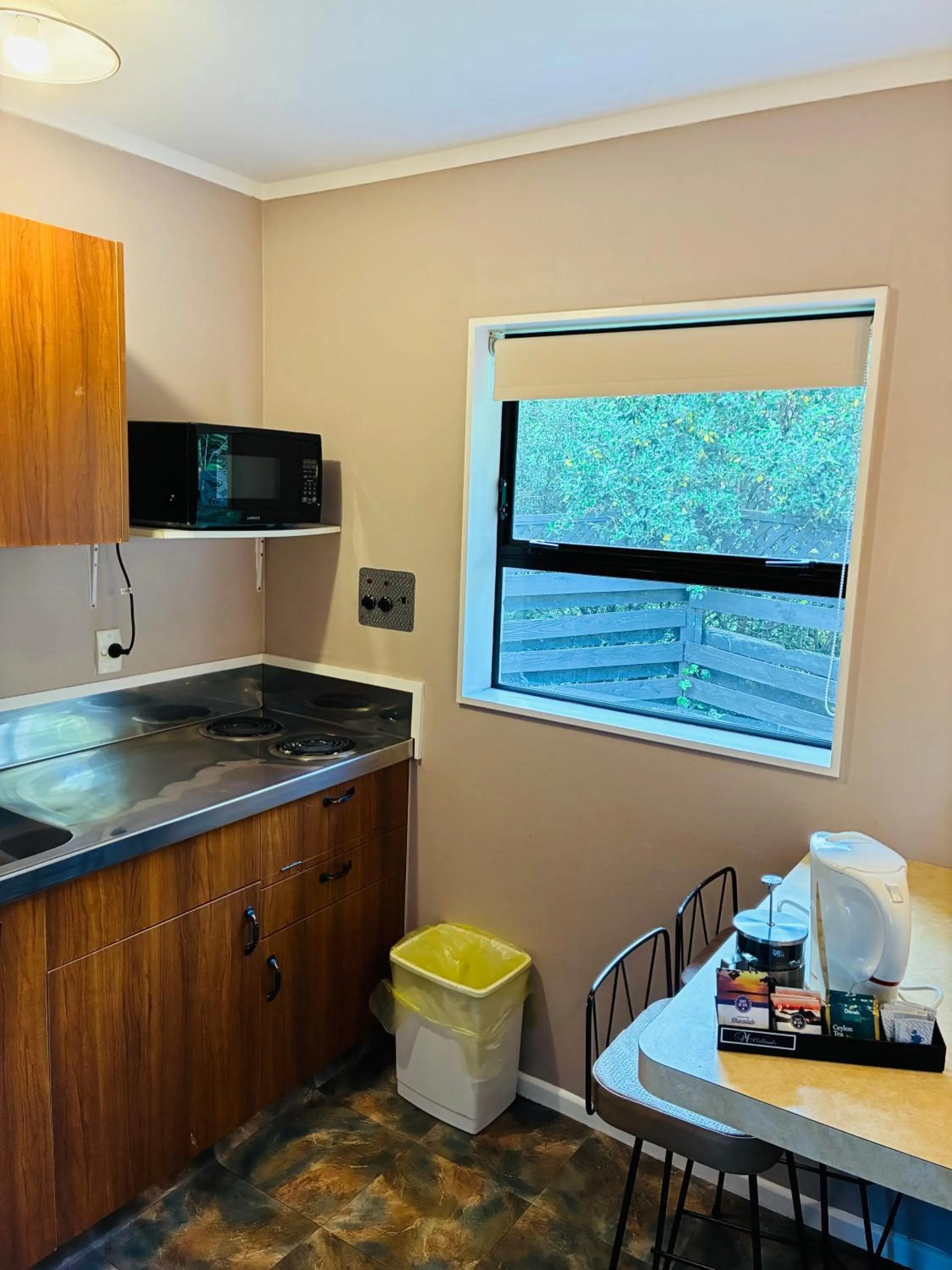 Kitchen or kitchenette in Awatea Park Motel
