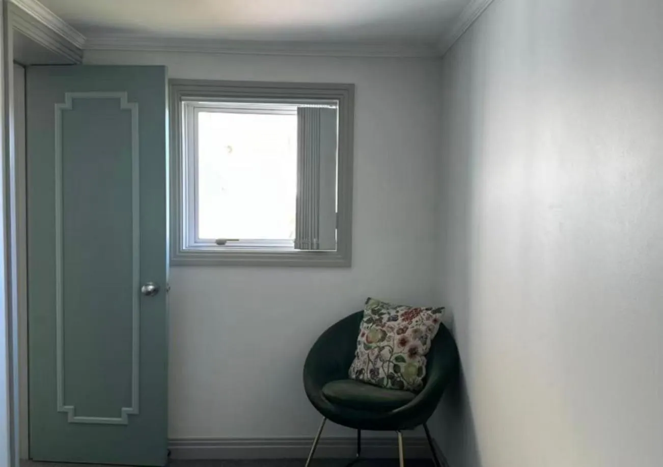 Seating area in Pure Motel