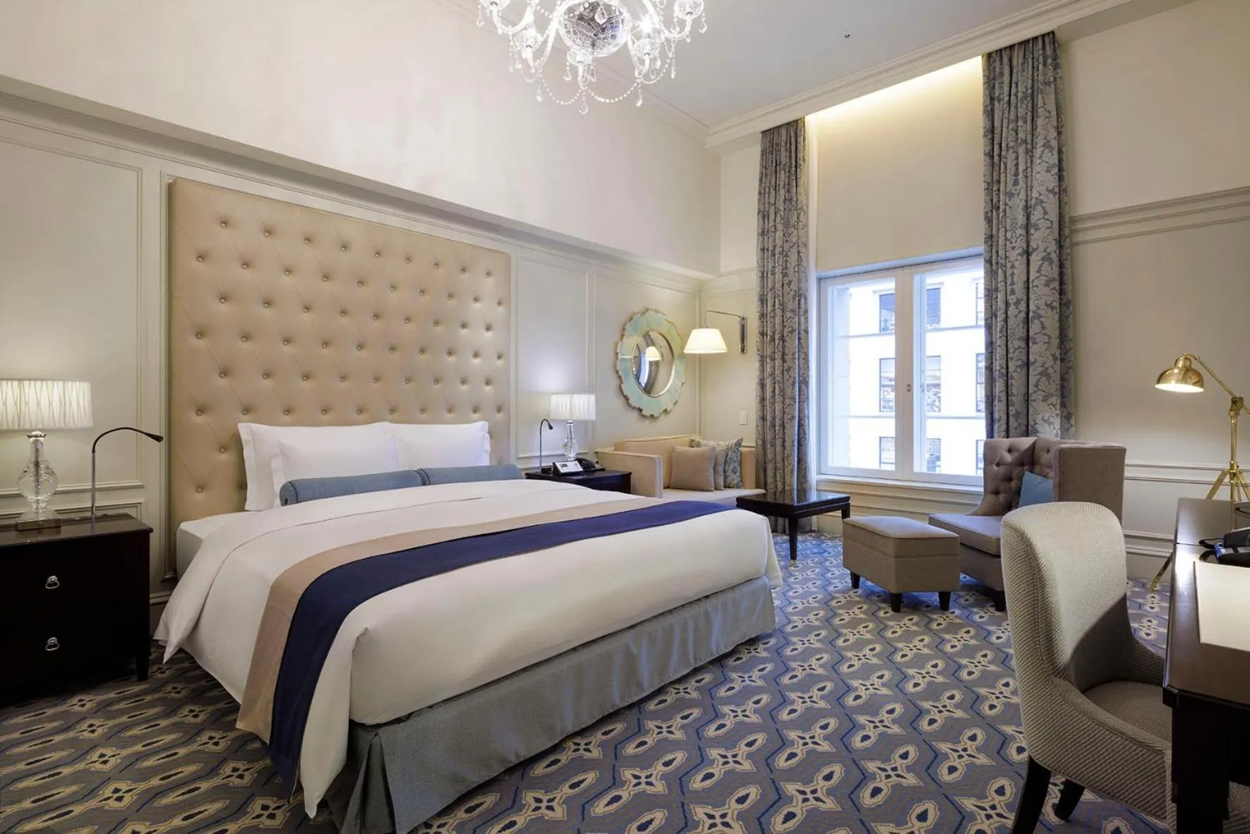 Photo of the whole room, Bed in The Tokyo Station Hotel