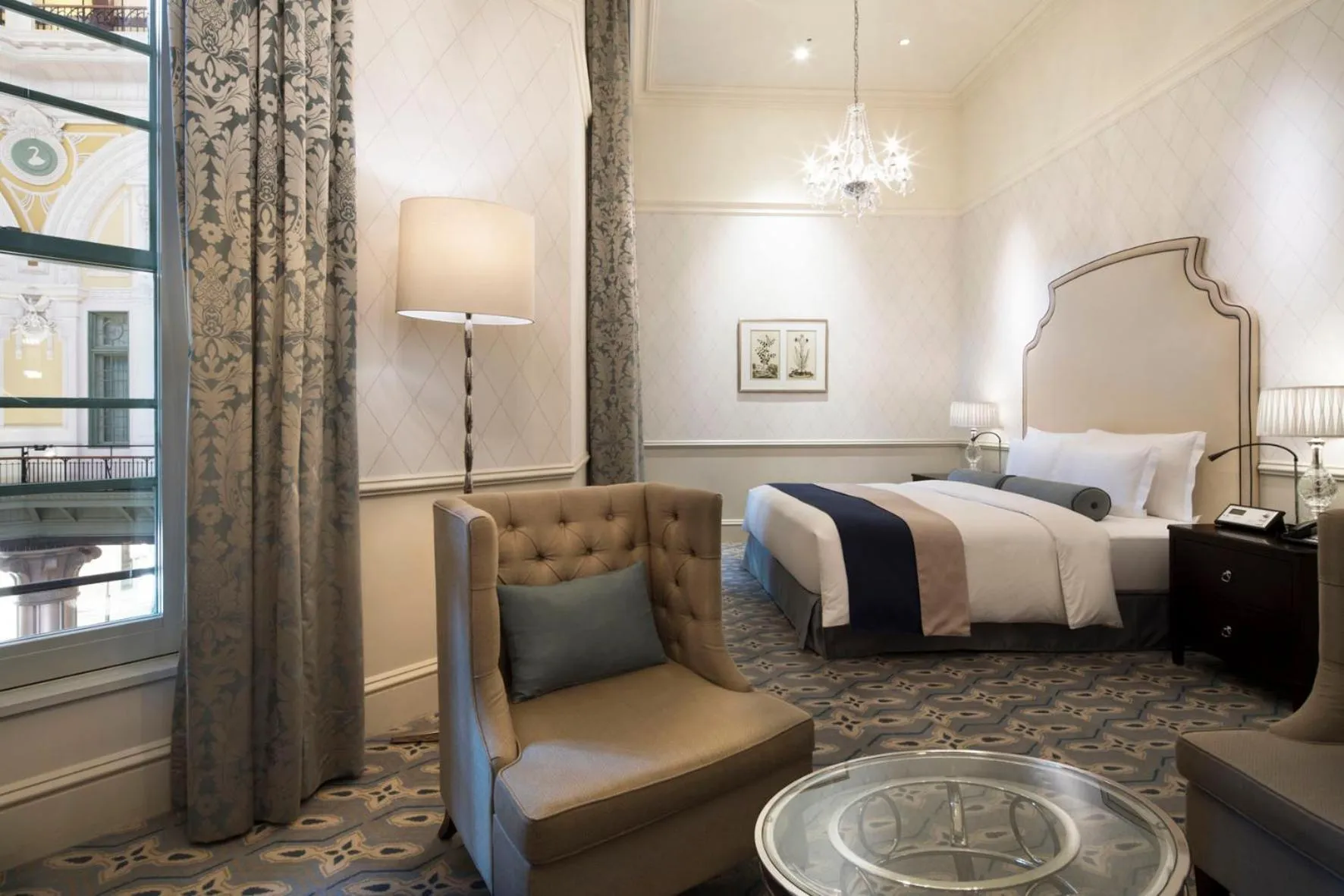 Photo of the whole room, Bed in The Tokyo Station Hotel