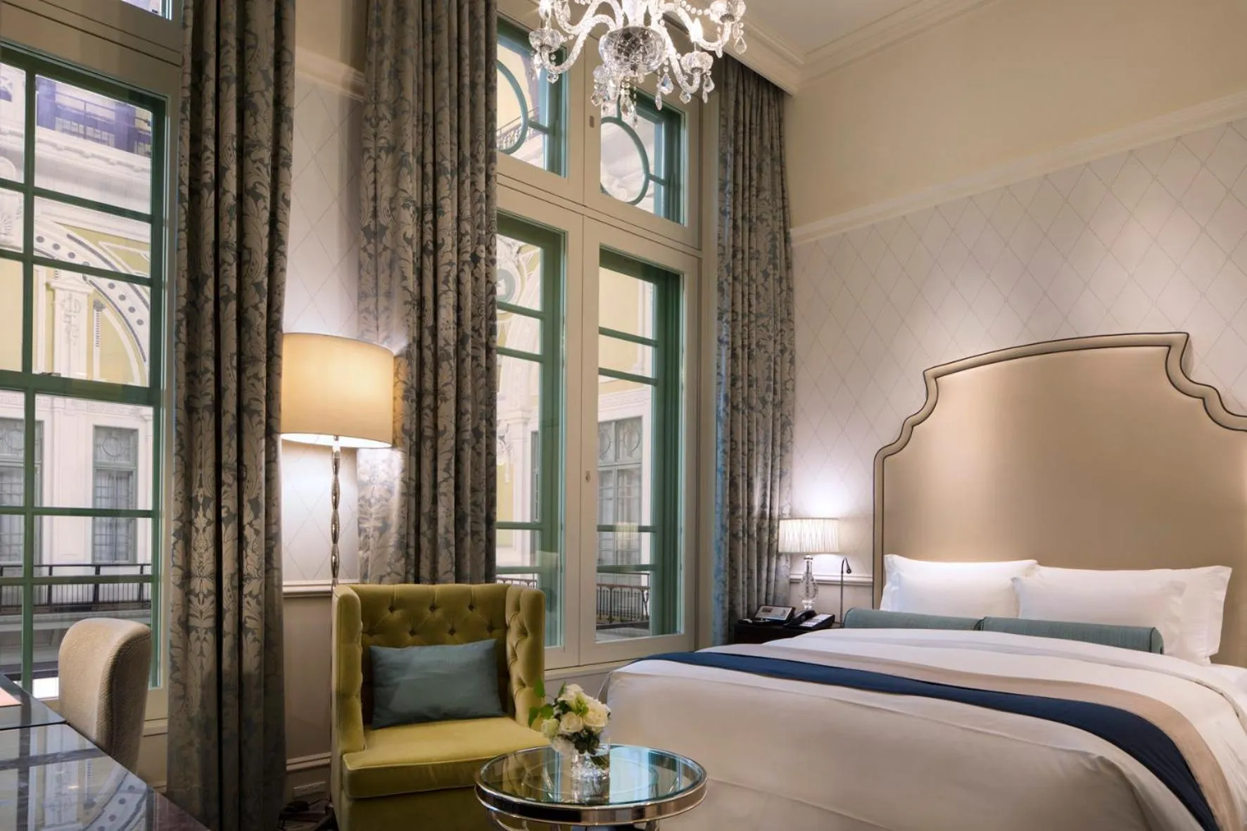 Photo of the whole room, Bed in The Tokyo Station Hotel