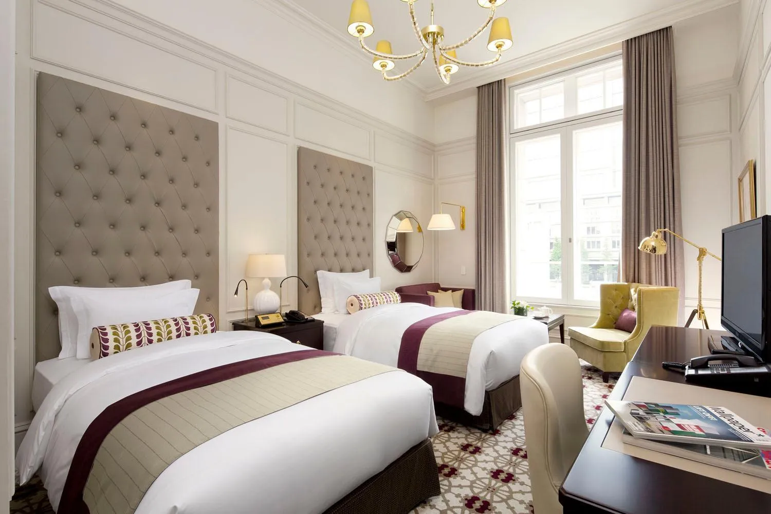 Photo of the whole room, Bed in The Tokyo Station Hotel