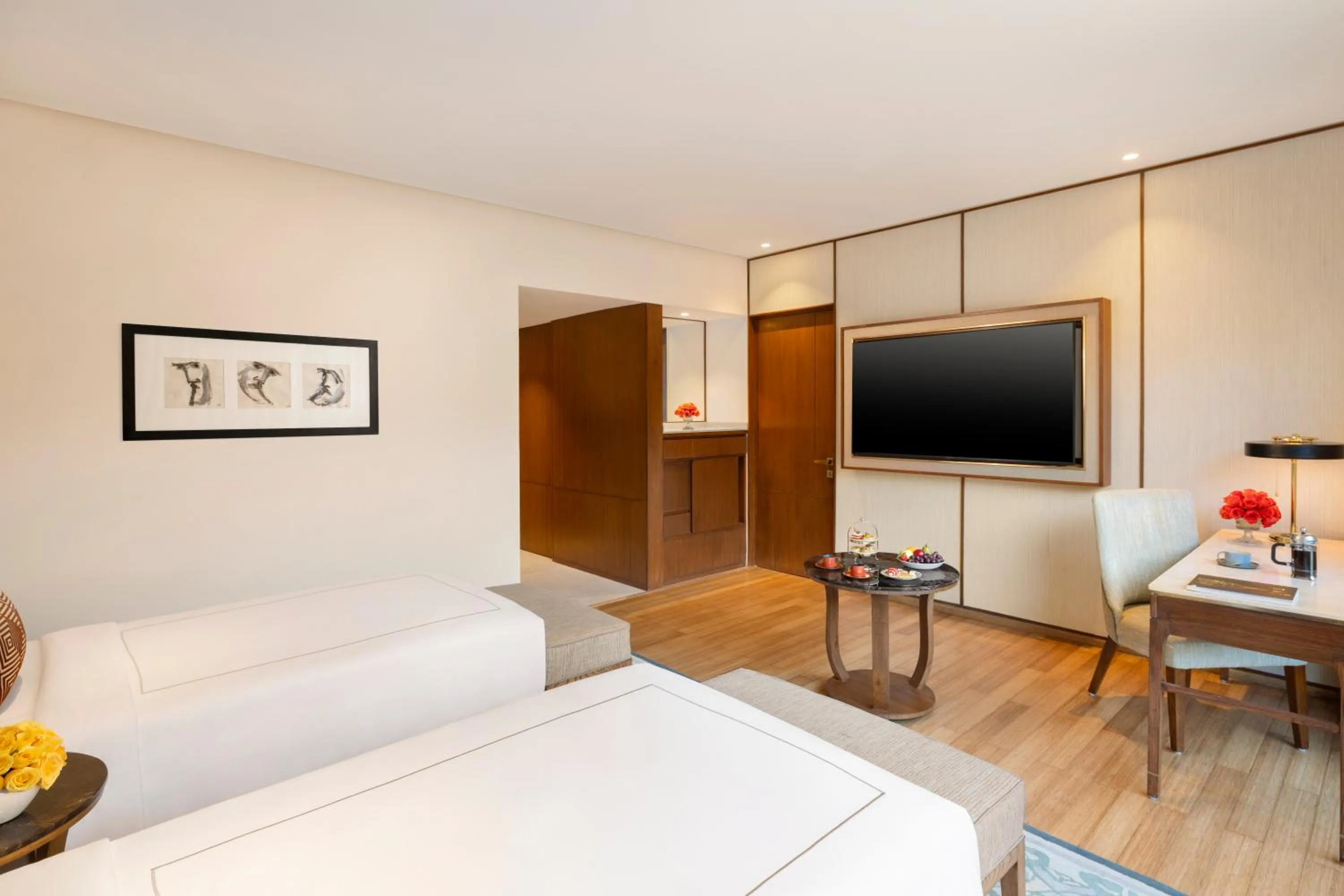 Bedroom, Bed in Taj Surajkund Resort & Spa, Delhi NCR