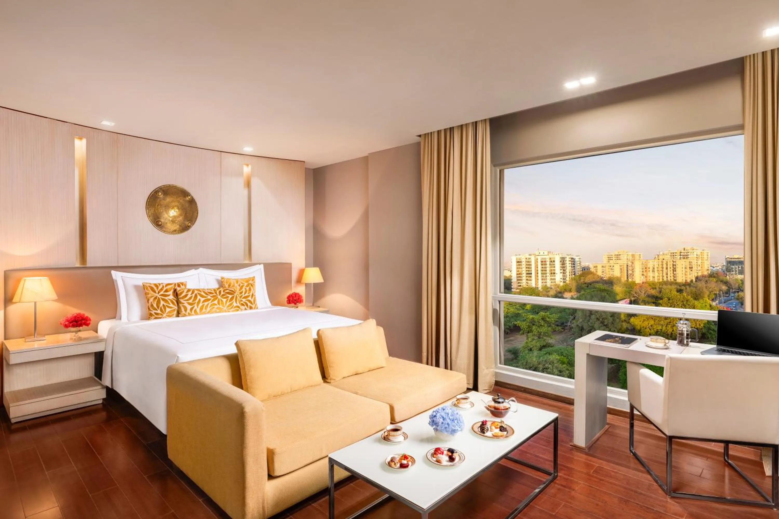 Bed in Taj Surajkund Resort & Spa, Delhi NCR