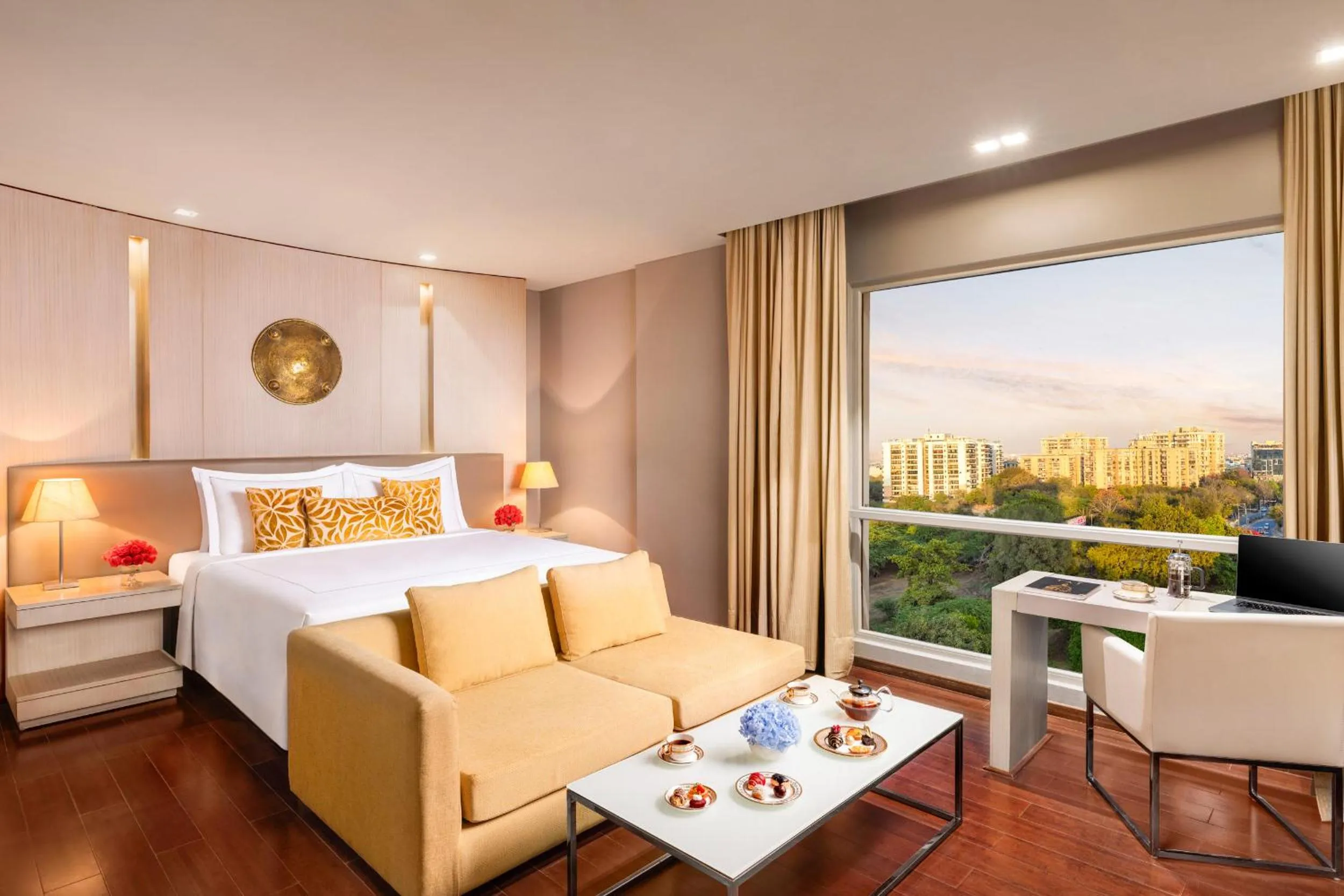 City view, Bed in Taj Surajkund Resort & Spa, Delhi NCR