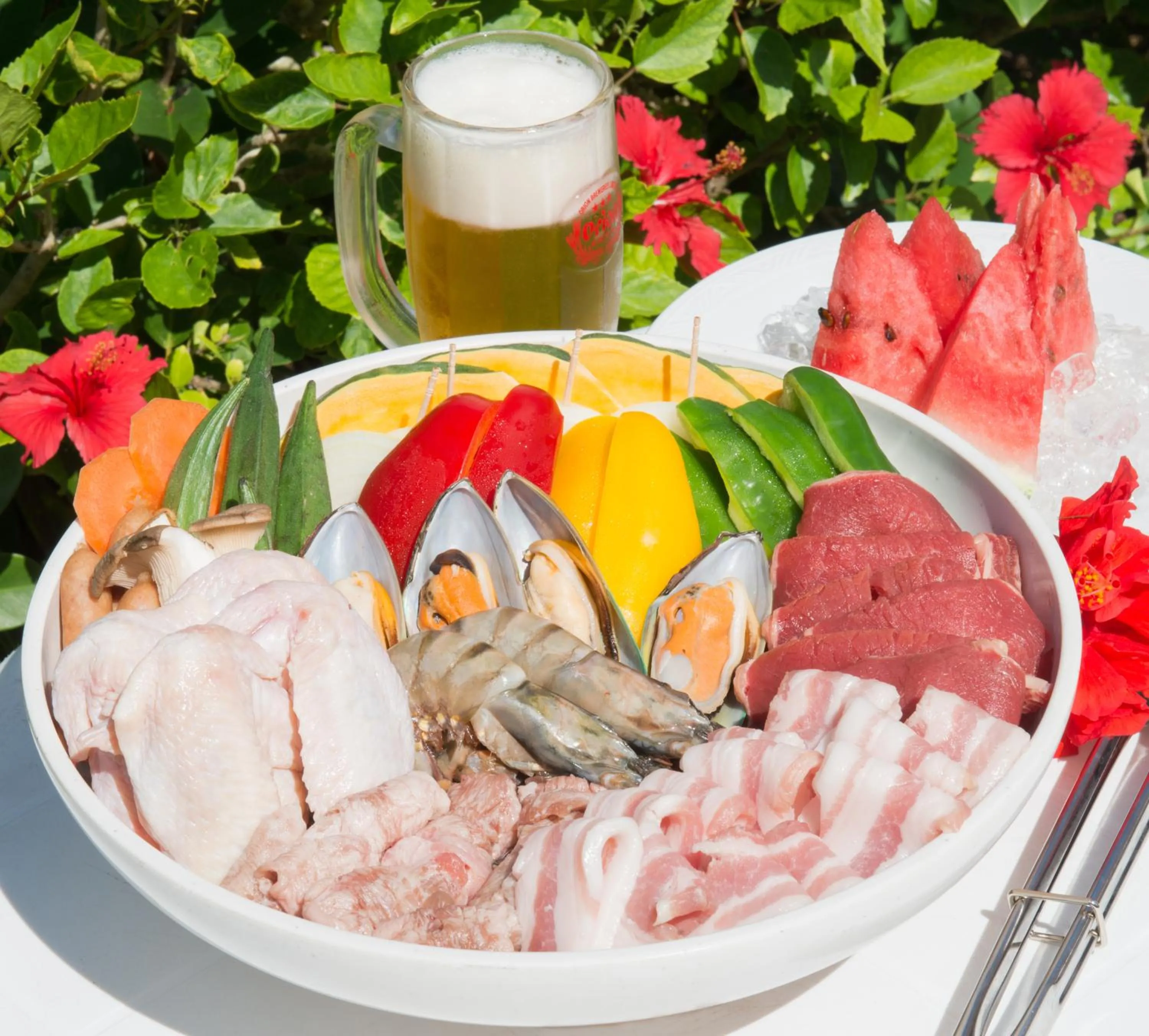 Food and drinks in Marine Lodge Marea