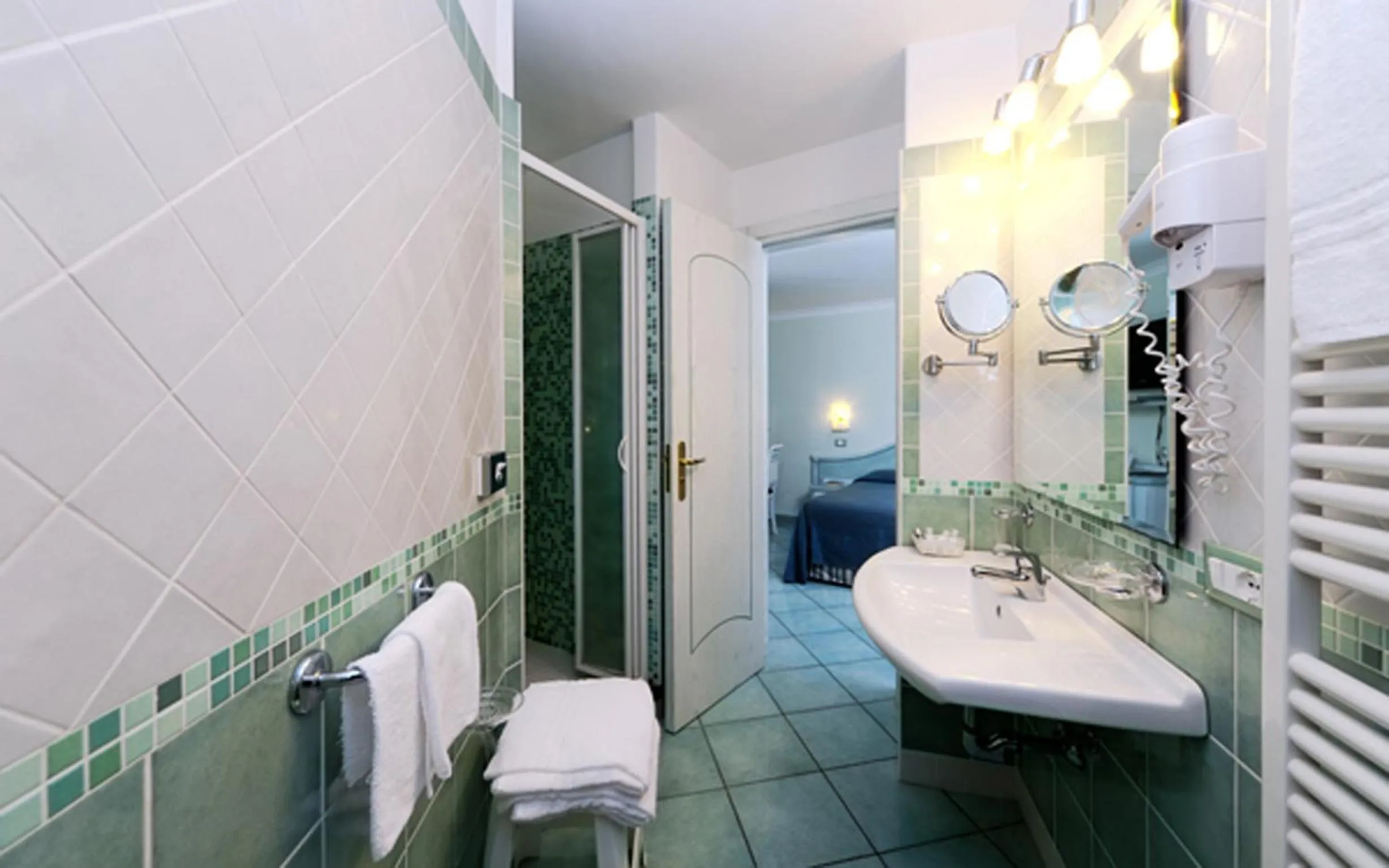 Shower in Hotel Bellevue Benessere & Relax