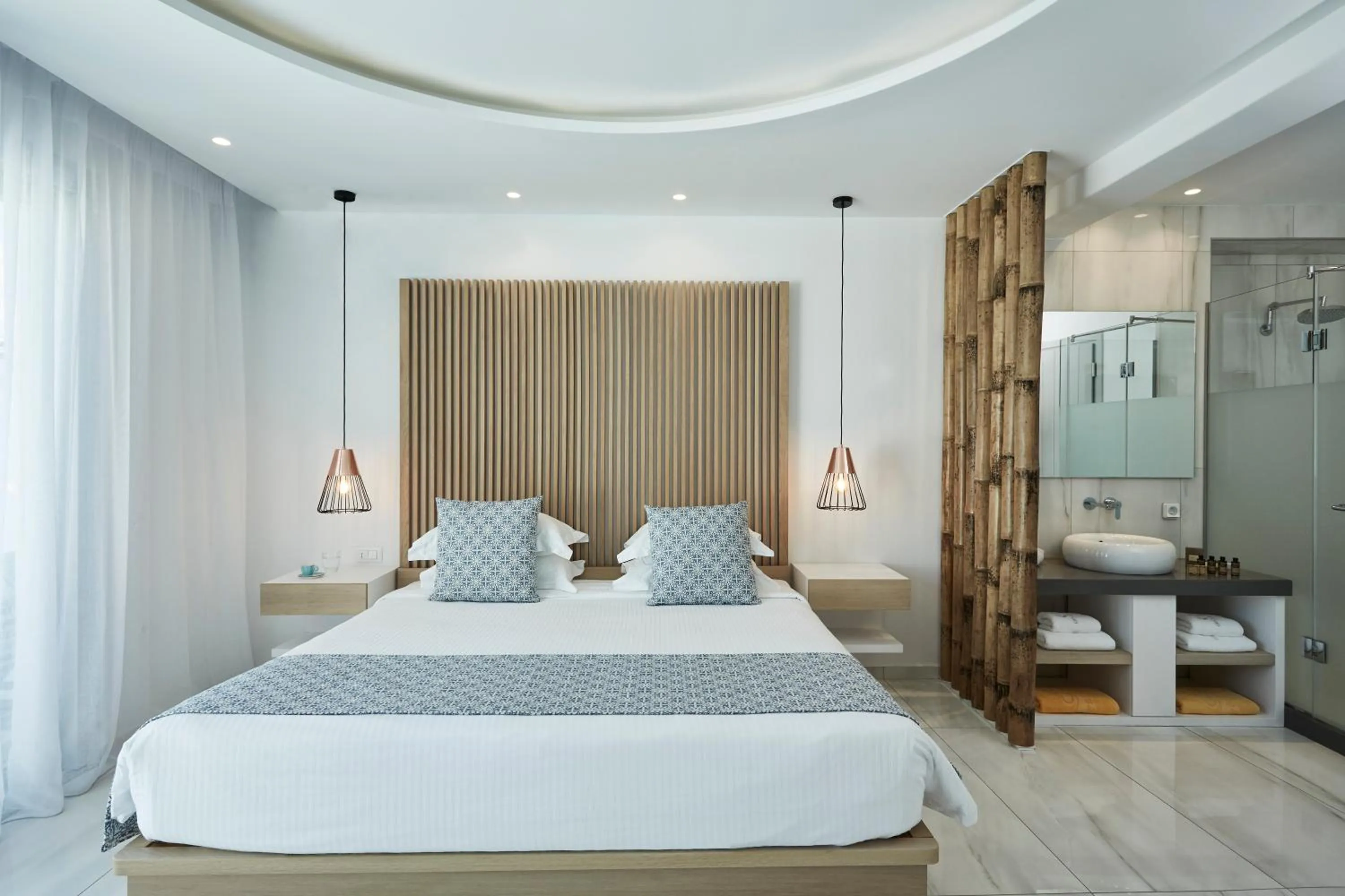 Bed in Grand Beach Hotel