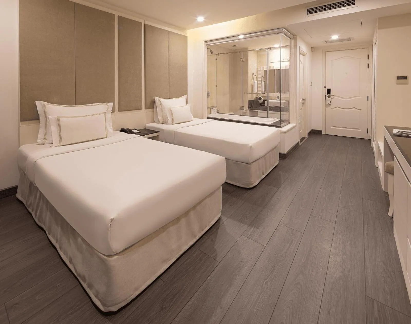 Bed in Paragon Saigon Hotel